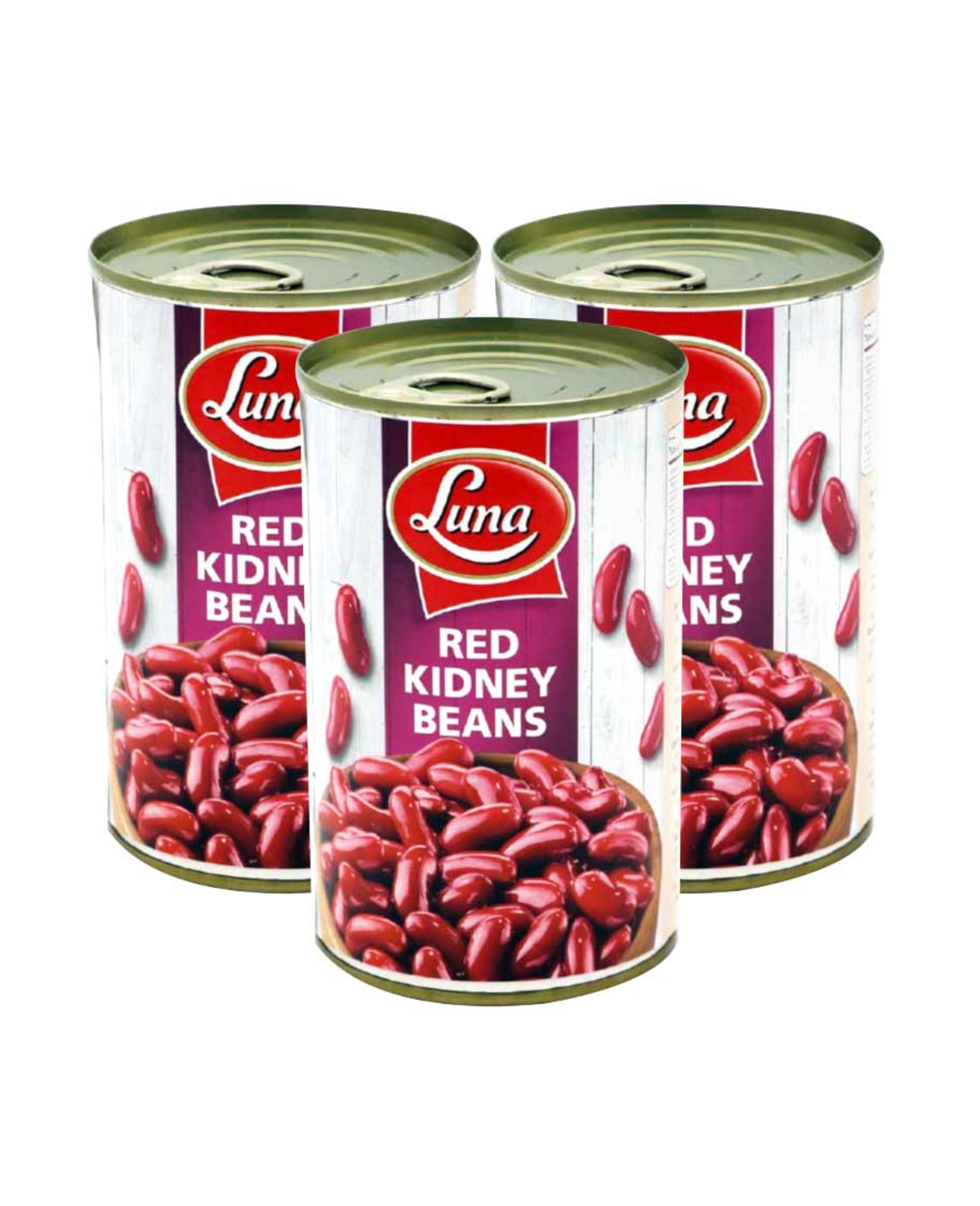 Luna Red Kidney Beans 3x380gm Promo