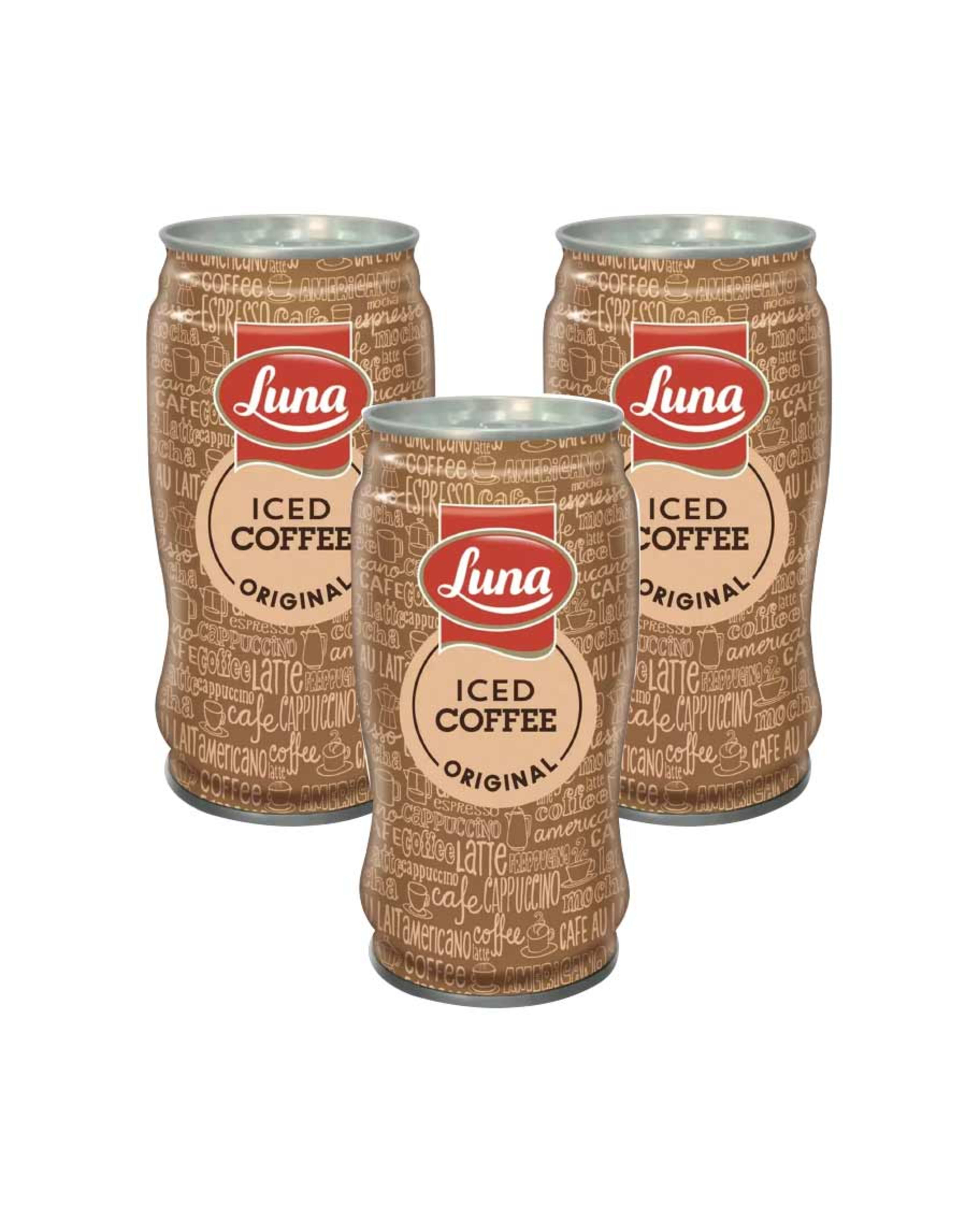 Luna Iced Coffee Original 3x240ml Promo