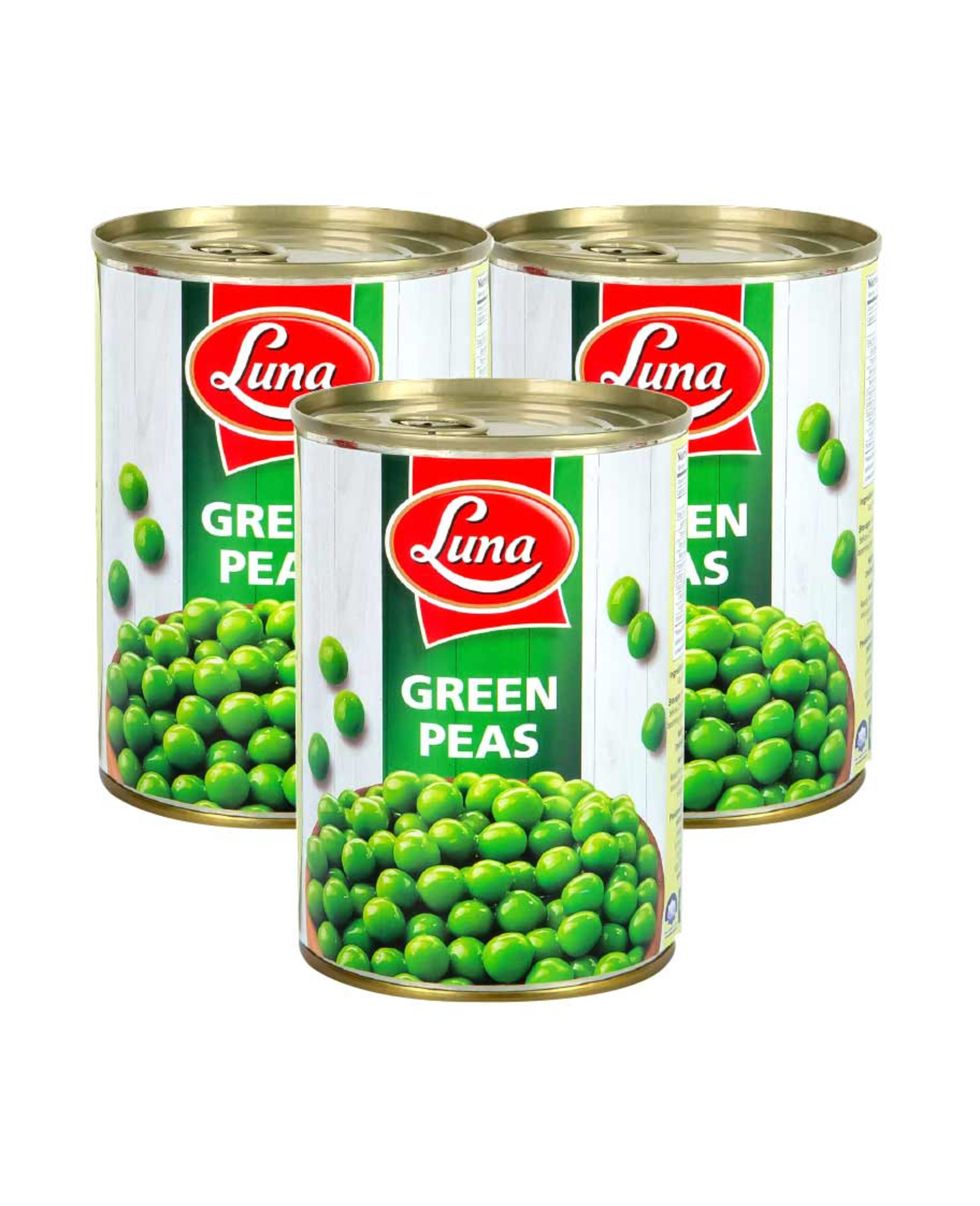 Luna Green Peas 3x380gm
