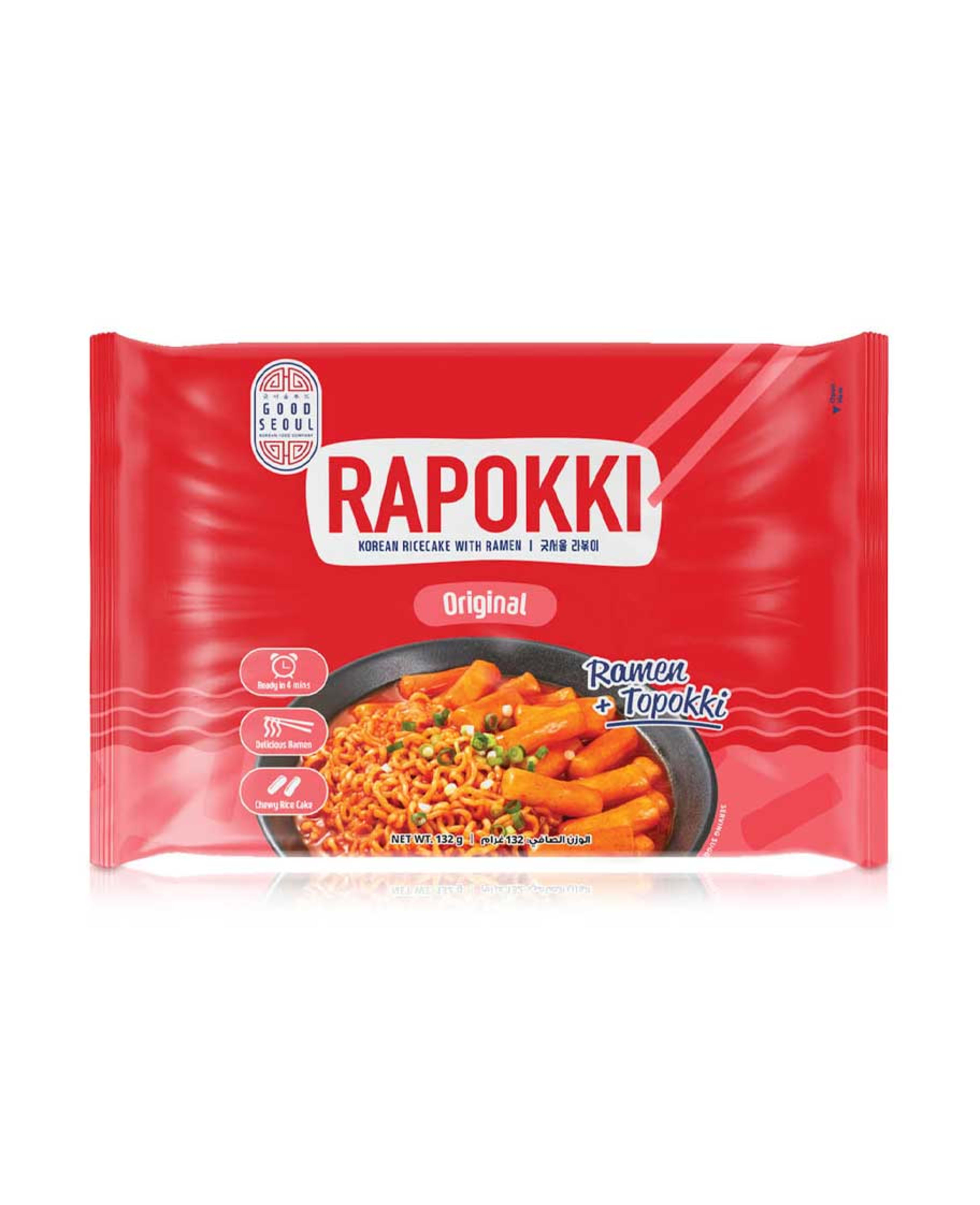 Good Seoul Rapokki Korean Rice Cake with Ramen Original 132gm