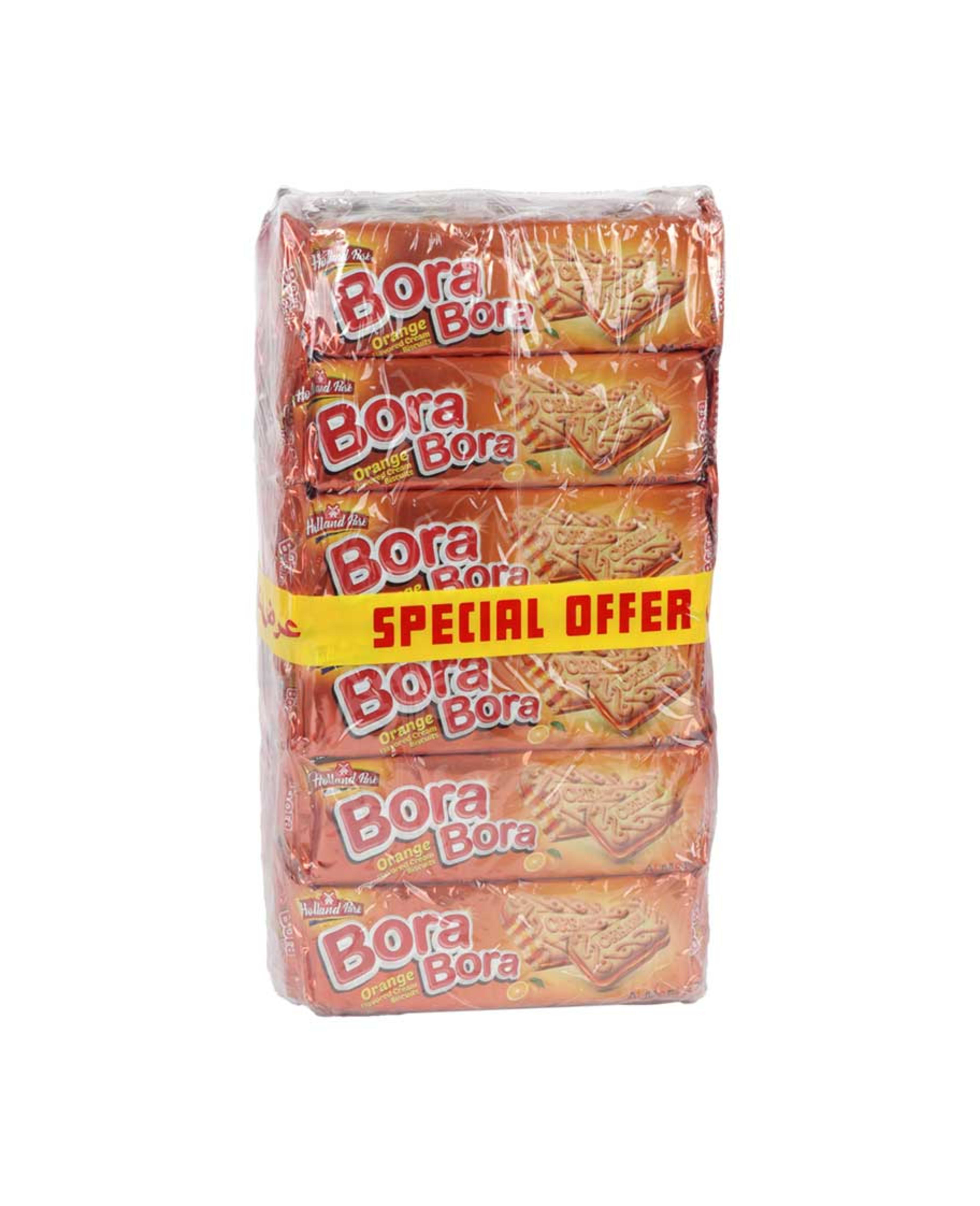 Holland Park Bora Bora Orange Cream Biscuits 18x78gm Promo