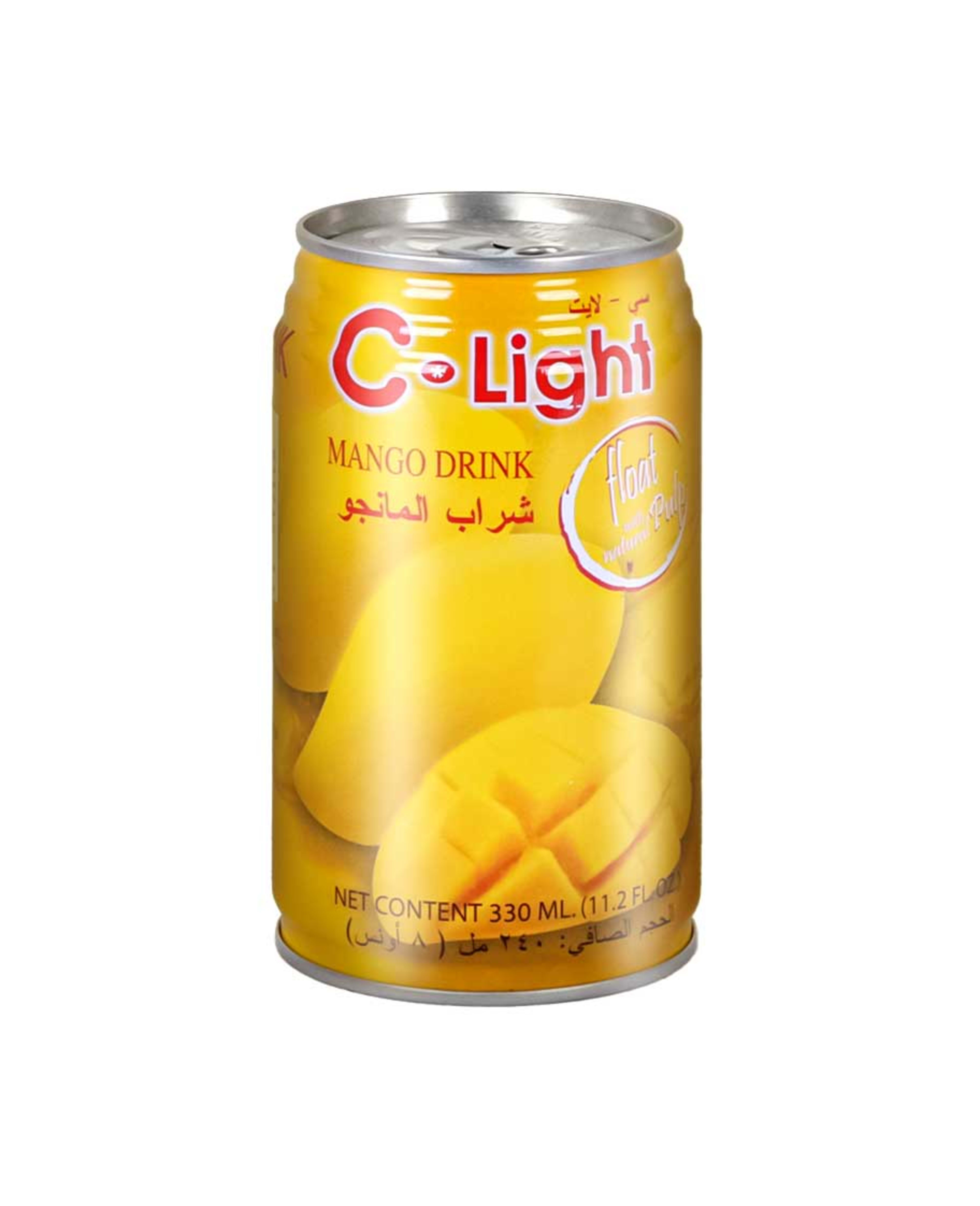 C-light Mango Drink Float with Natural Pulp 330ml