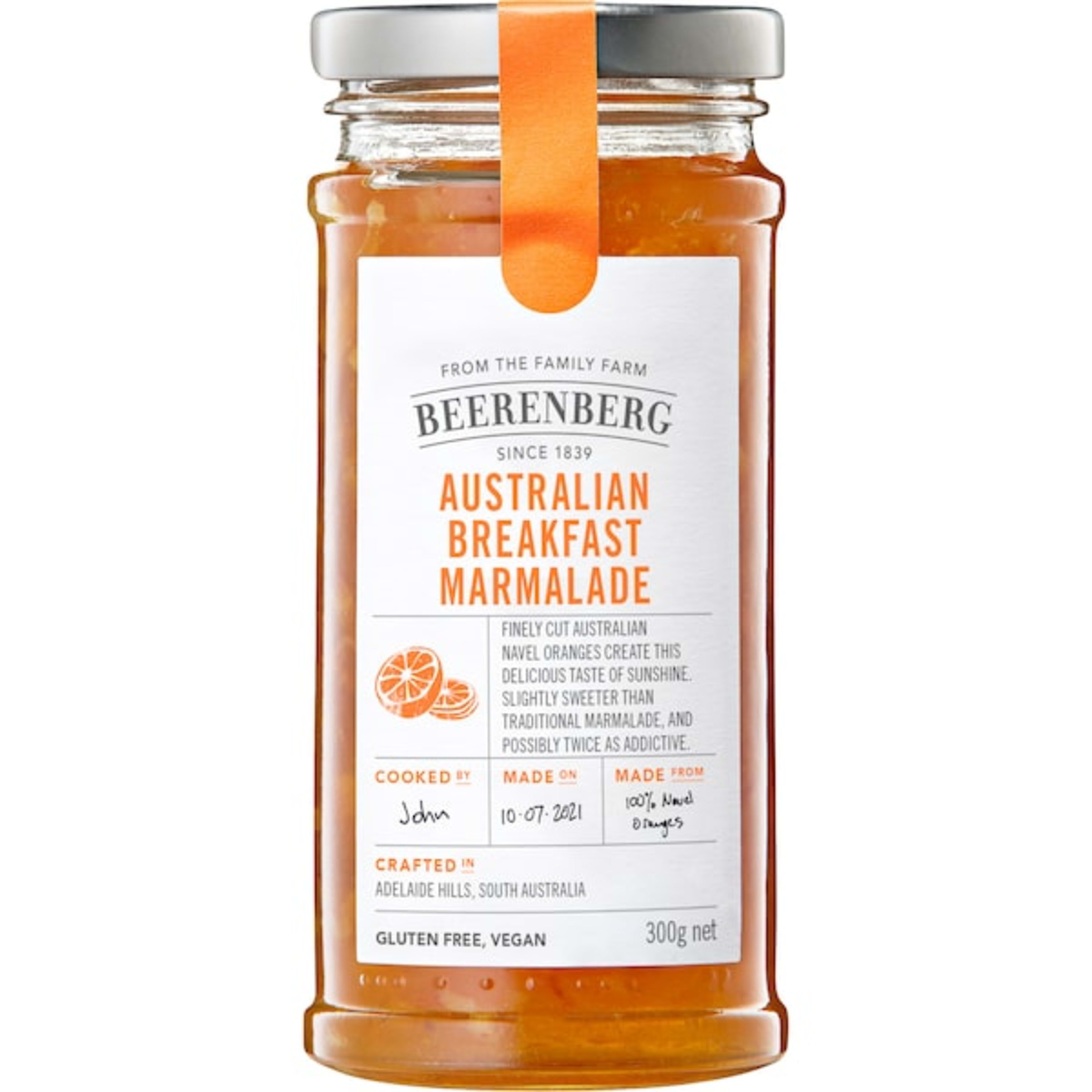 Beerenberg Australian Breakfast Marmalade 300gm
