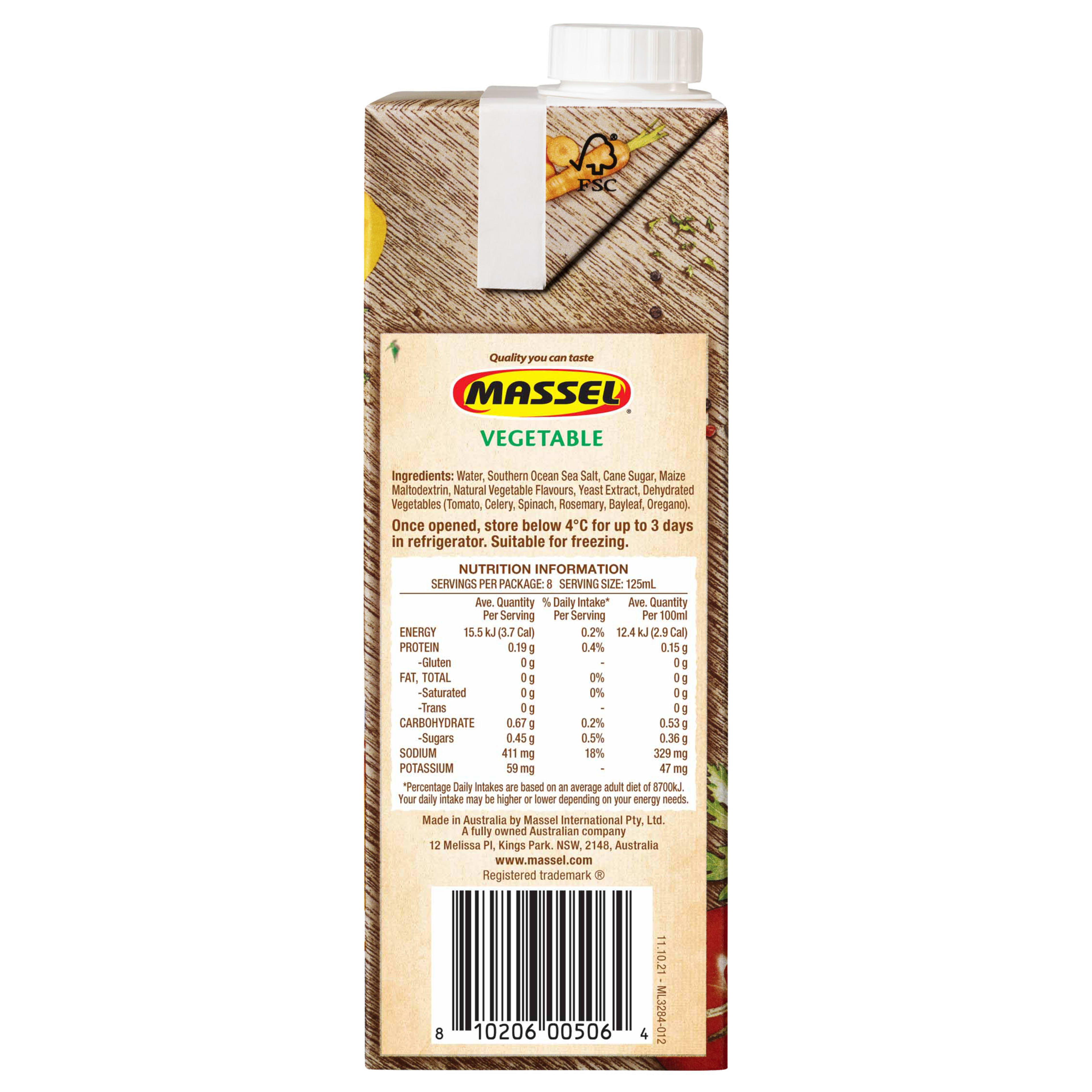 Massel Australian Owned Stock Vegetable 1ltr - image 2