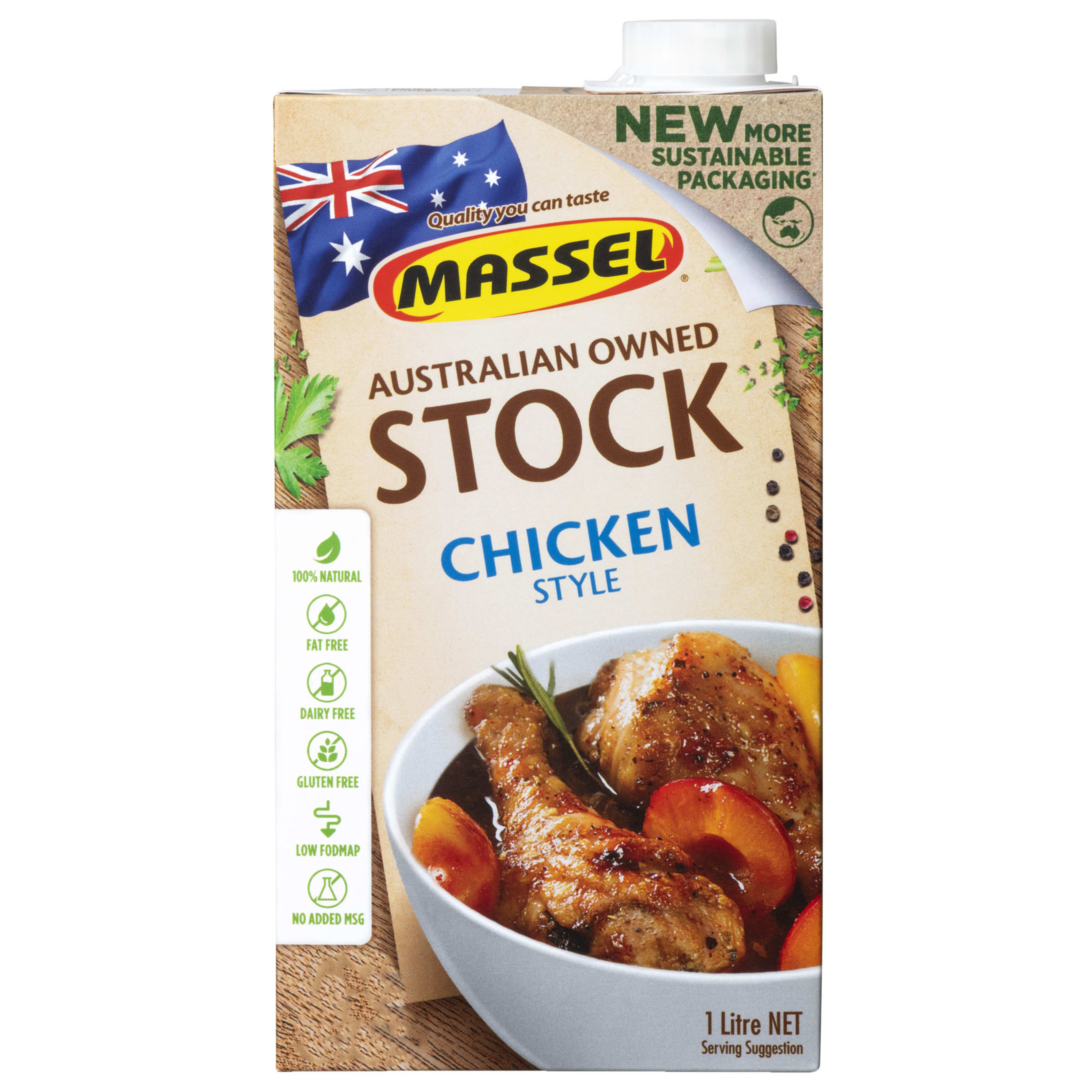 Massel Australian Owned Stock Chicken Style 1ltr