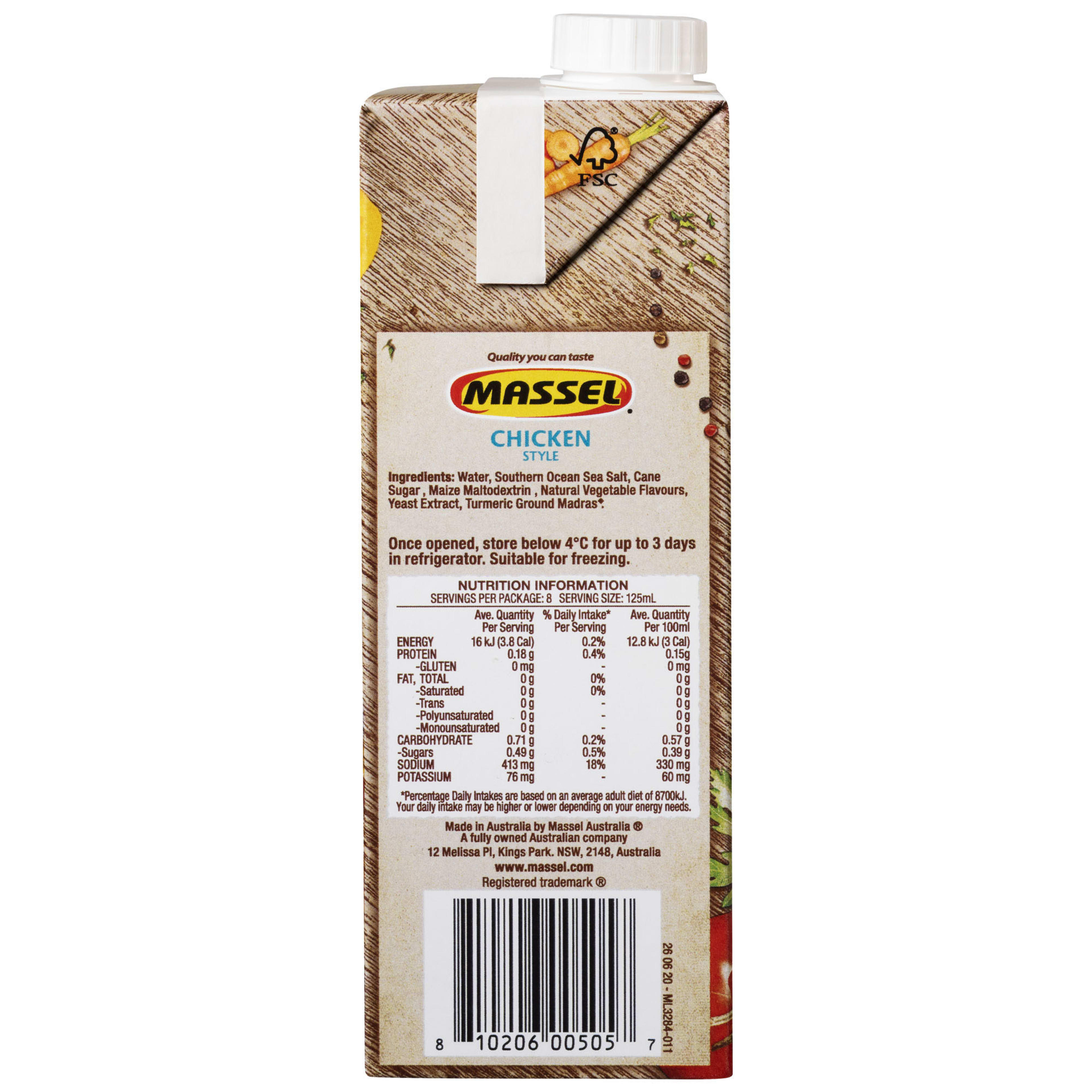 Massel Australian Owned Stock Chicken Style 1ltr - image 2