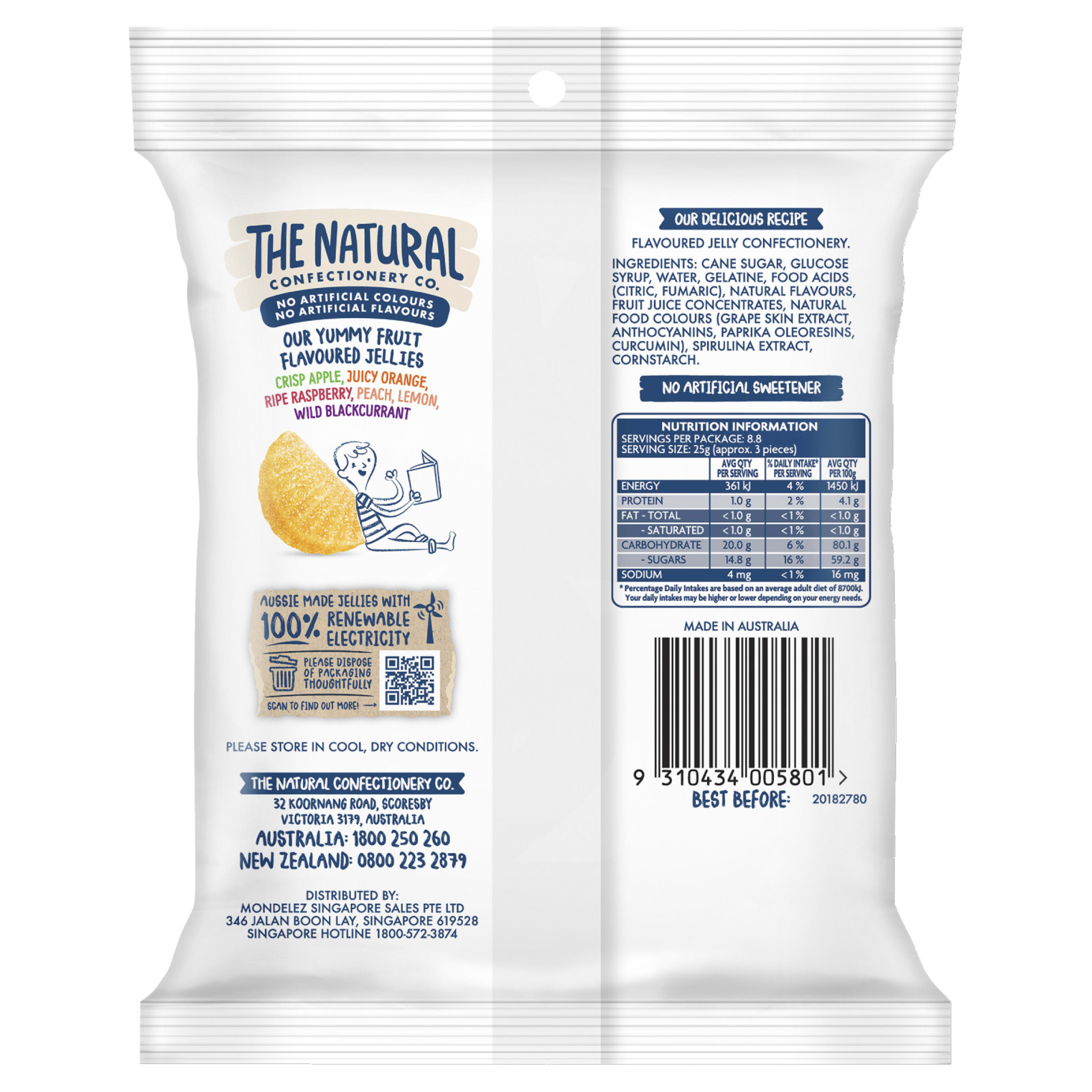 Tncc Soft Jellies Fruit Salad Flavour 220gm - image 2