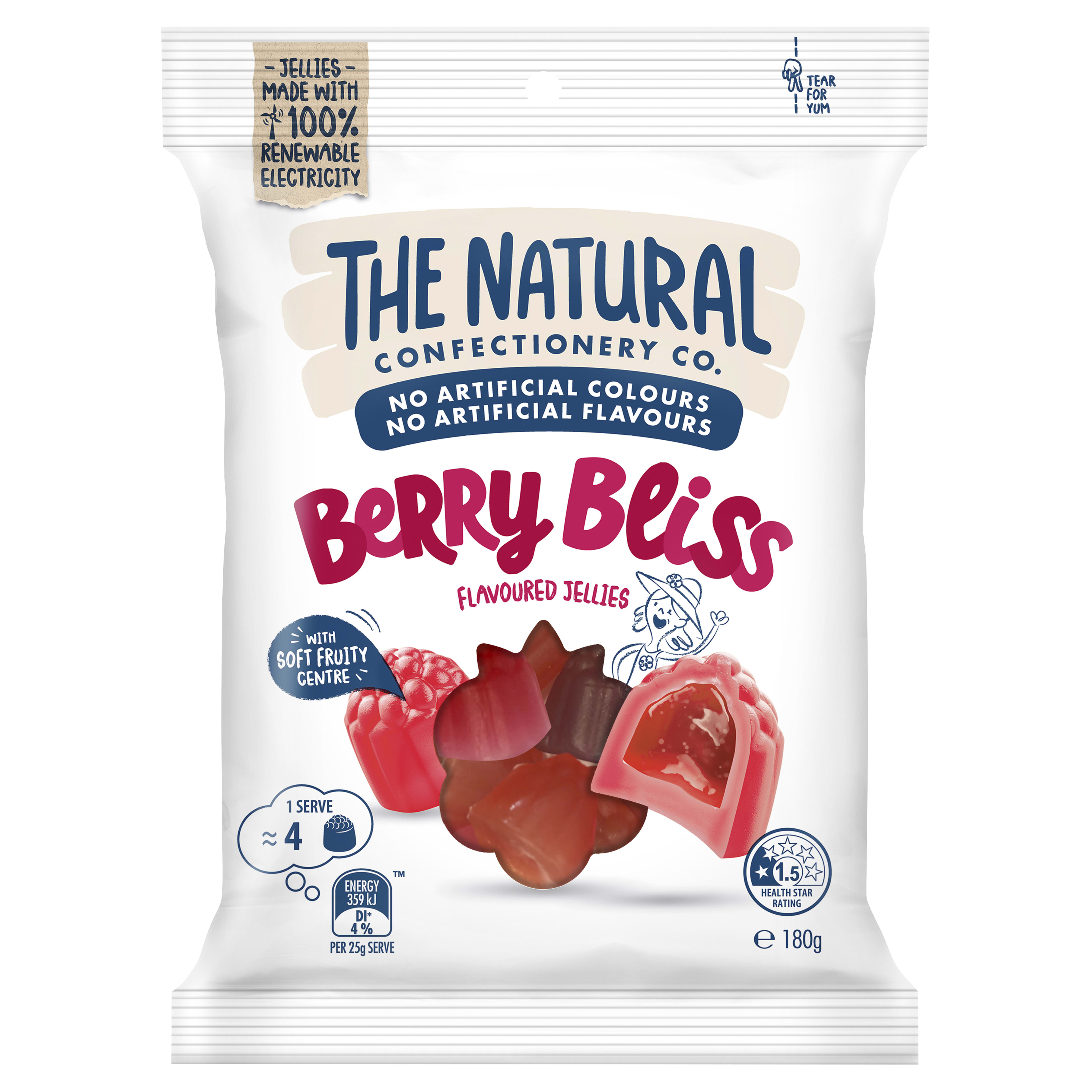 Tncc Jellies Berry Bliss Flavour 180gm