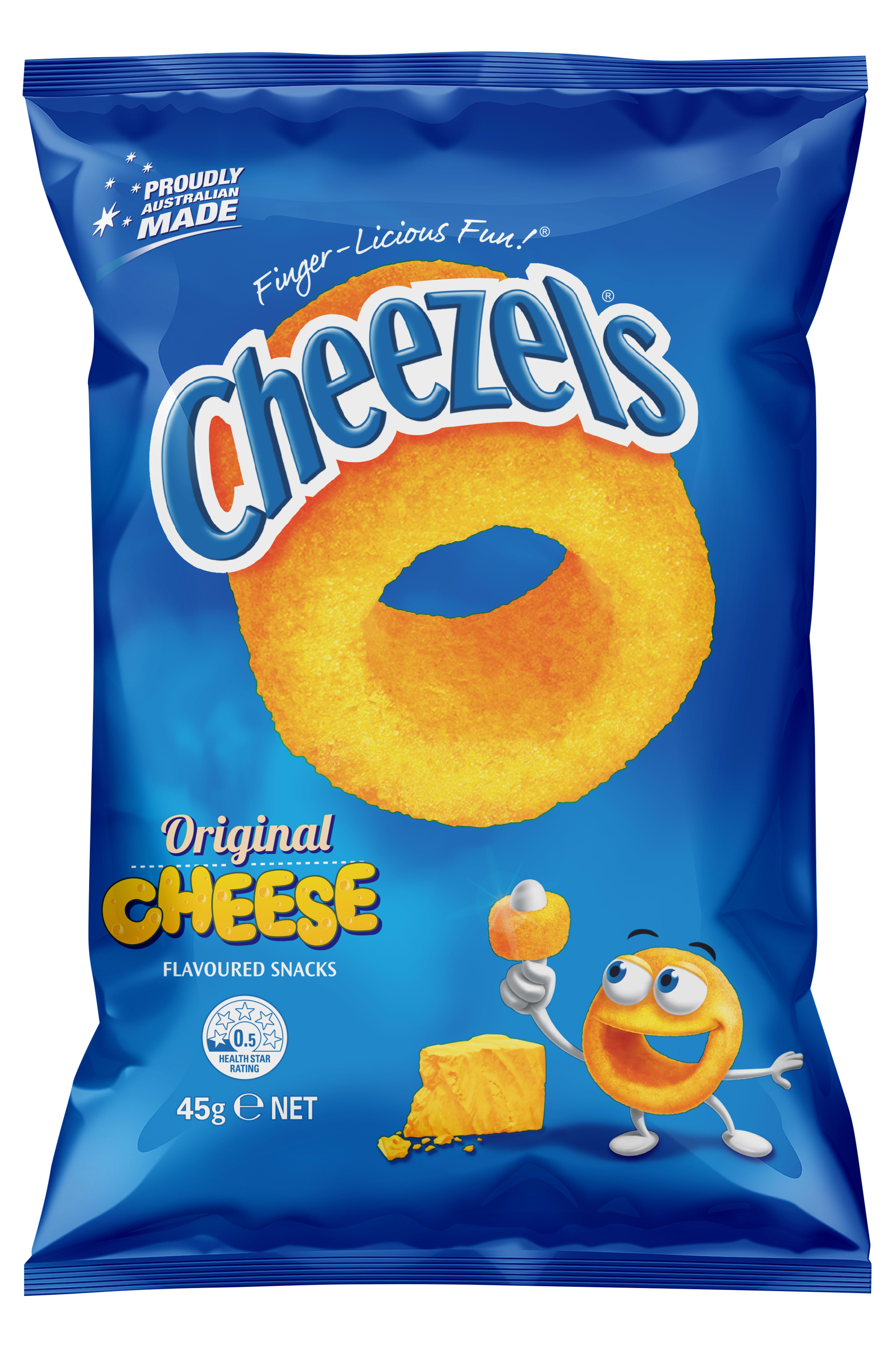 Cheezels Original Cheese Flavoured Snacks 45gm