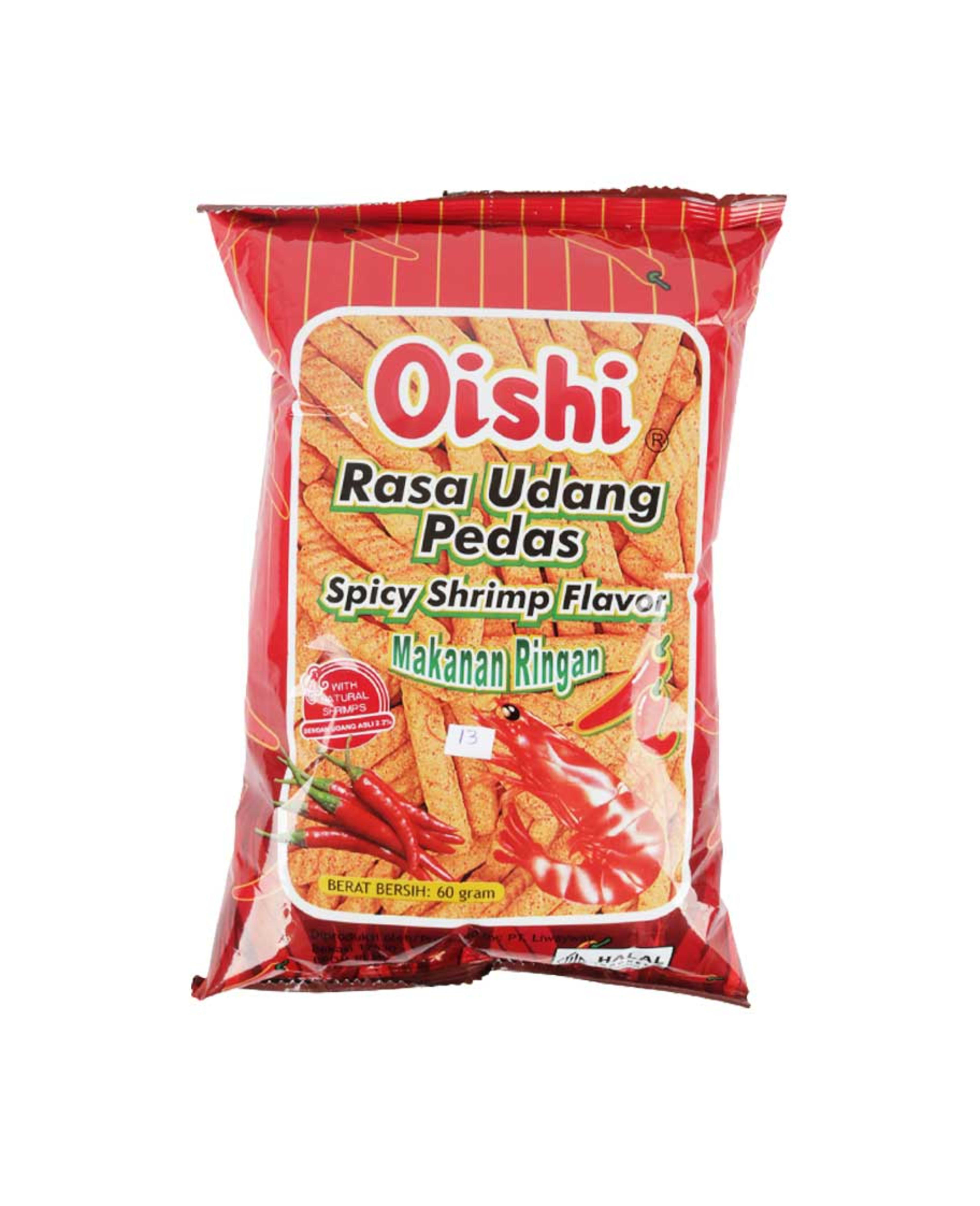 Oishi Crackers Spicy Shirmp Flavor 60gm