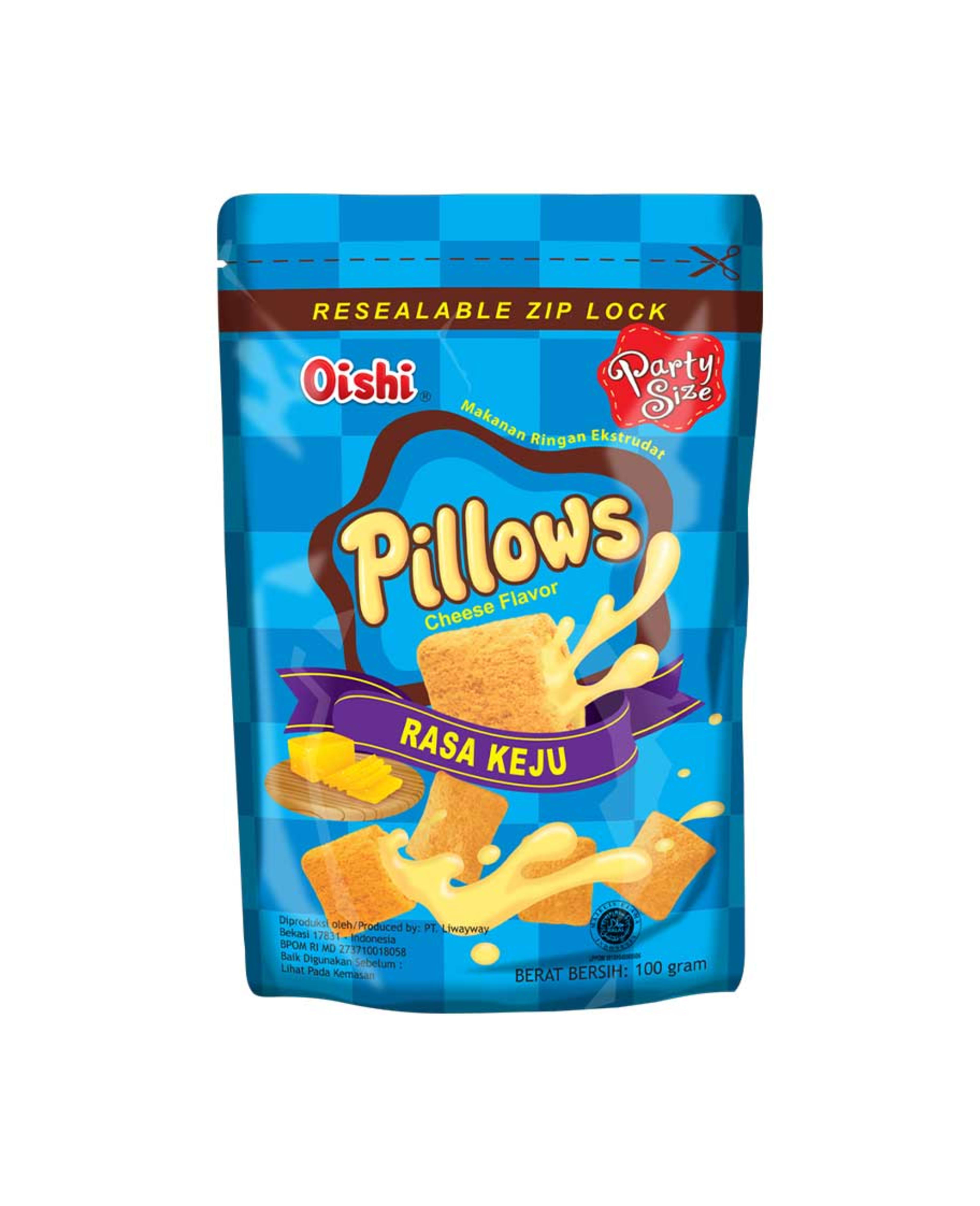 Oishi Pillow Cheese Flavor 100gm