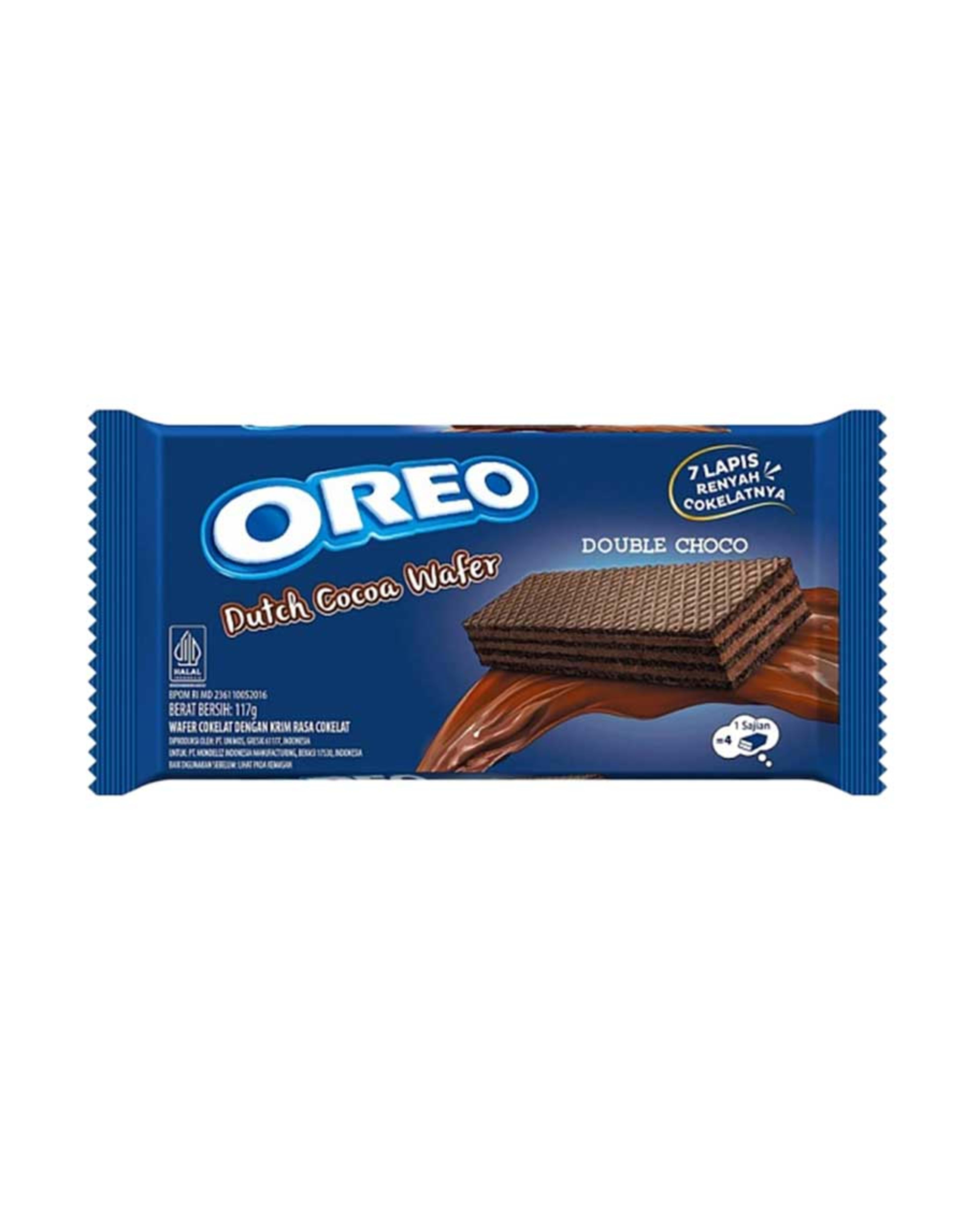 Oreo Dutch Cocoa Wafer Double Choco 117gm