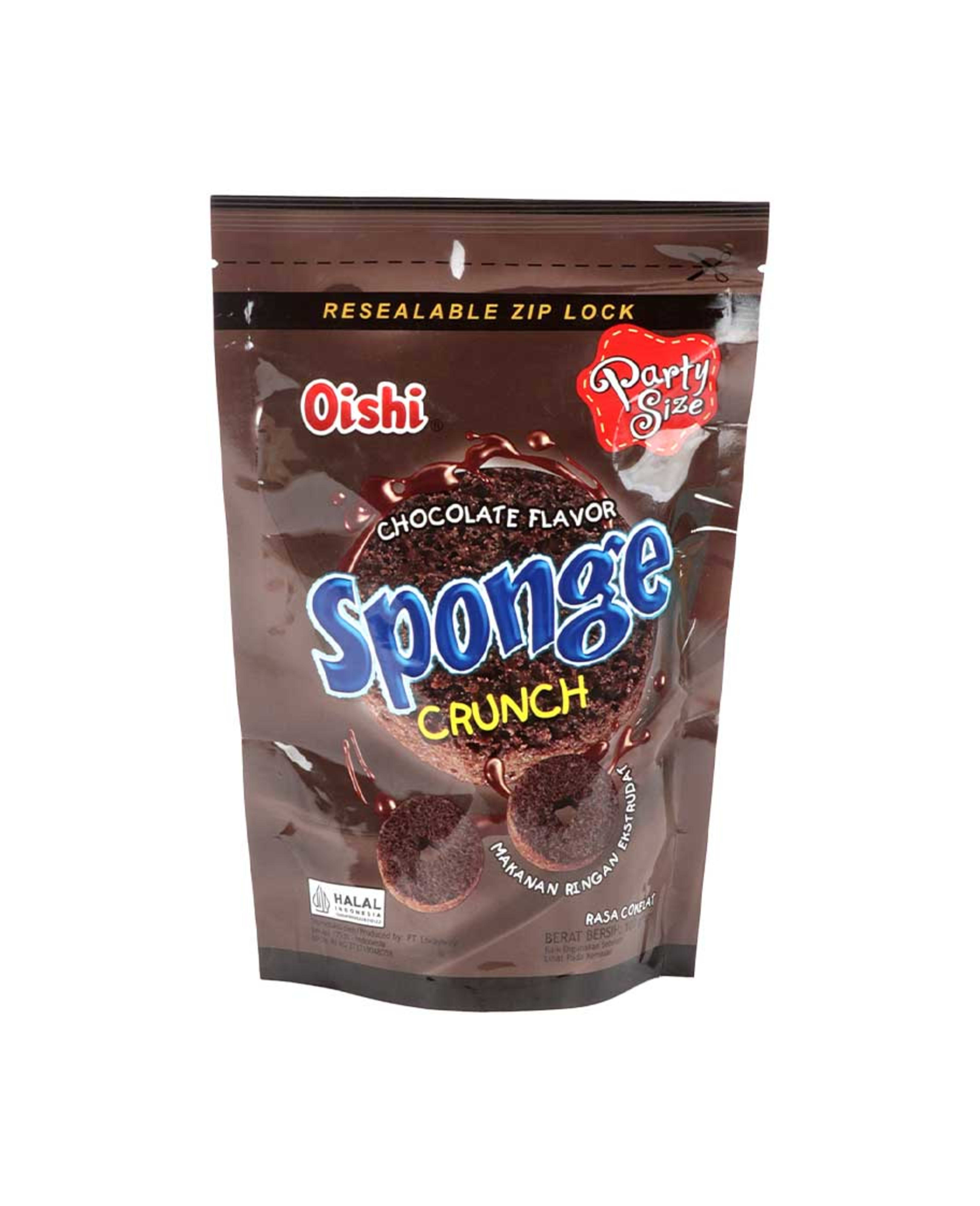 Oishi Sponge Crunch Chocolate Flavor 100gm