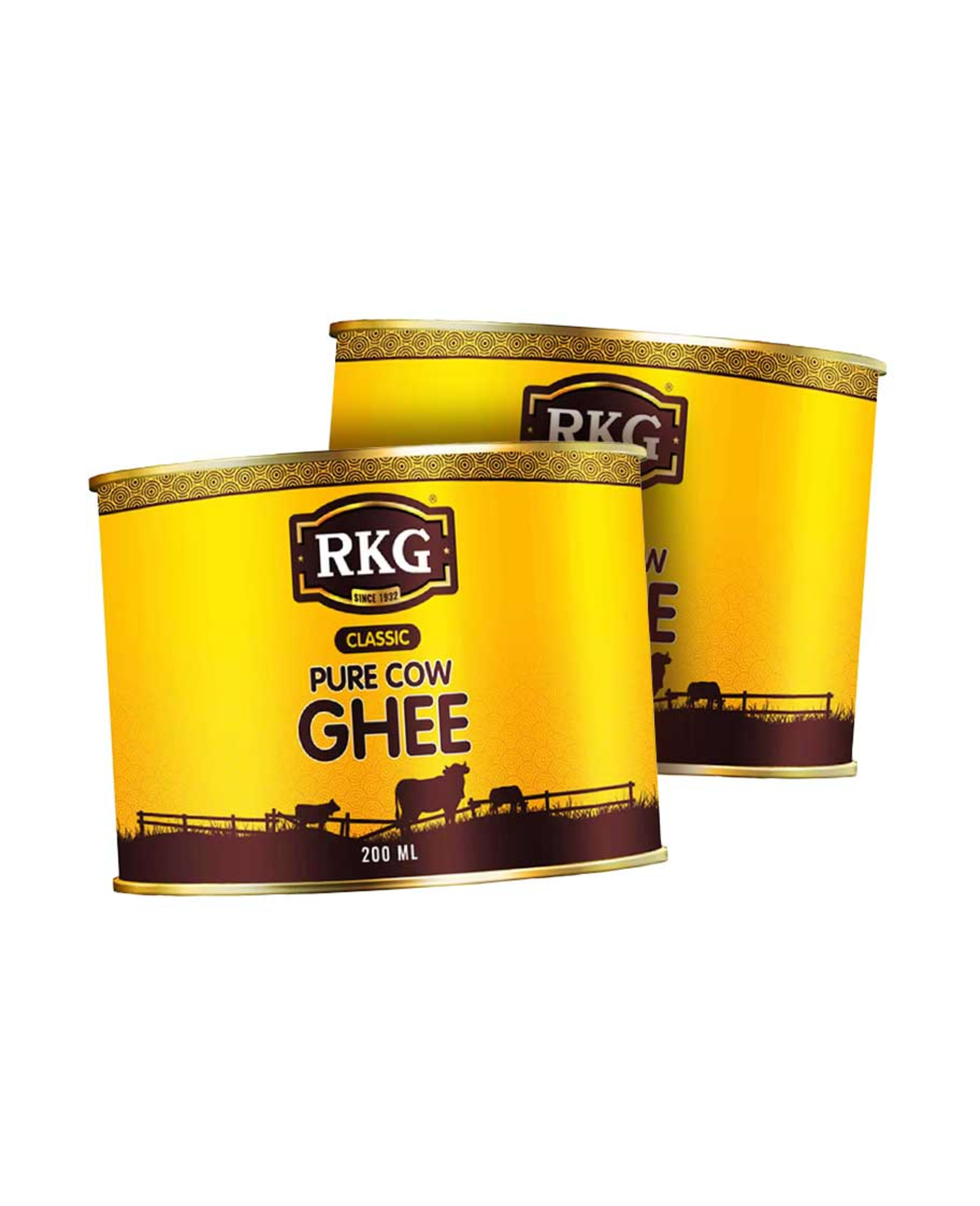 Rkg Ghee 2x200ml (2x190gm) Promo