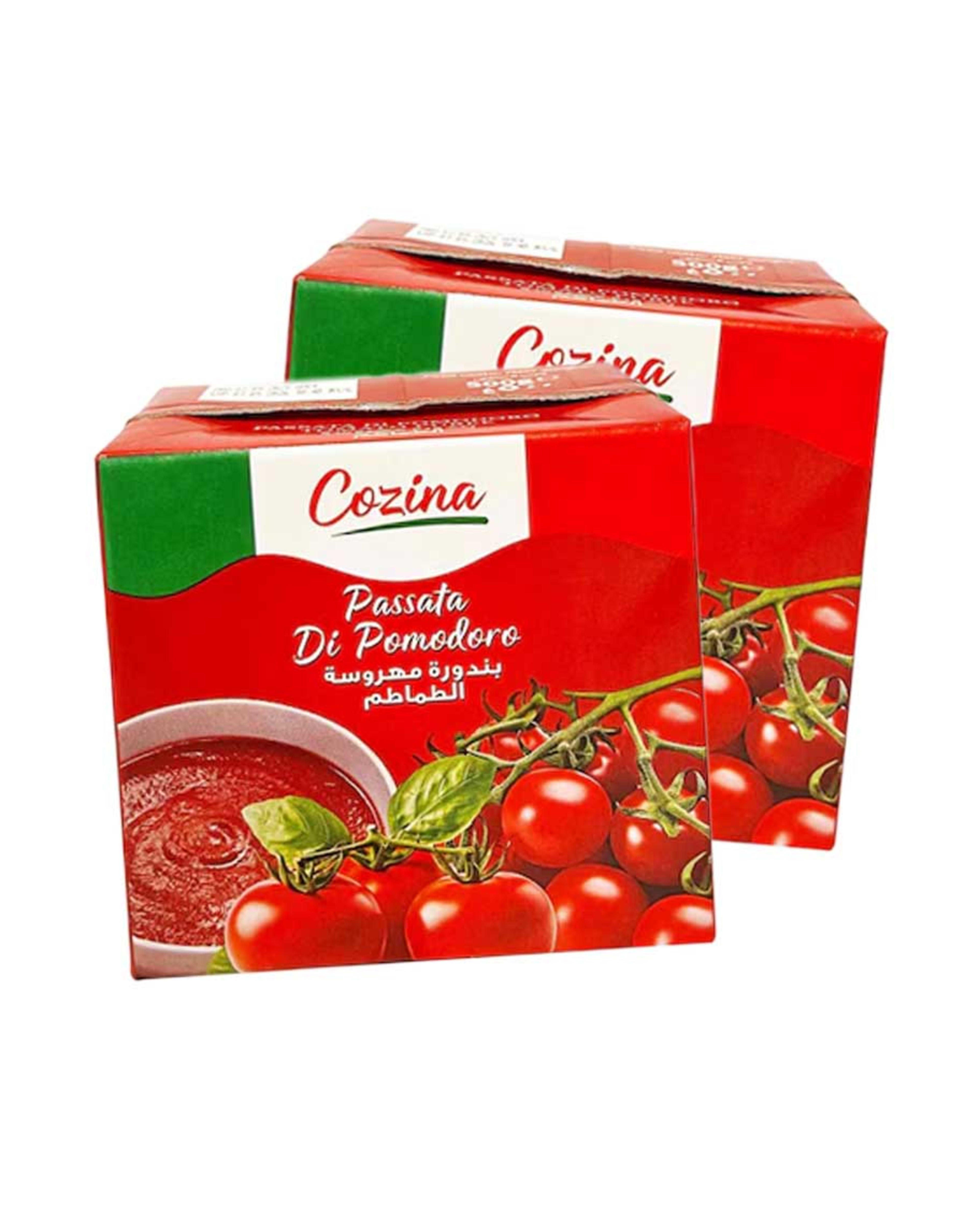 Cozina Passata Di Pomodoro (tomato Puree) 2x500gm Promo