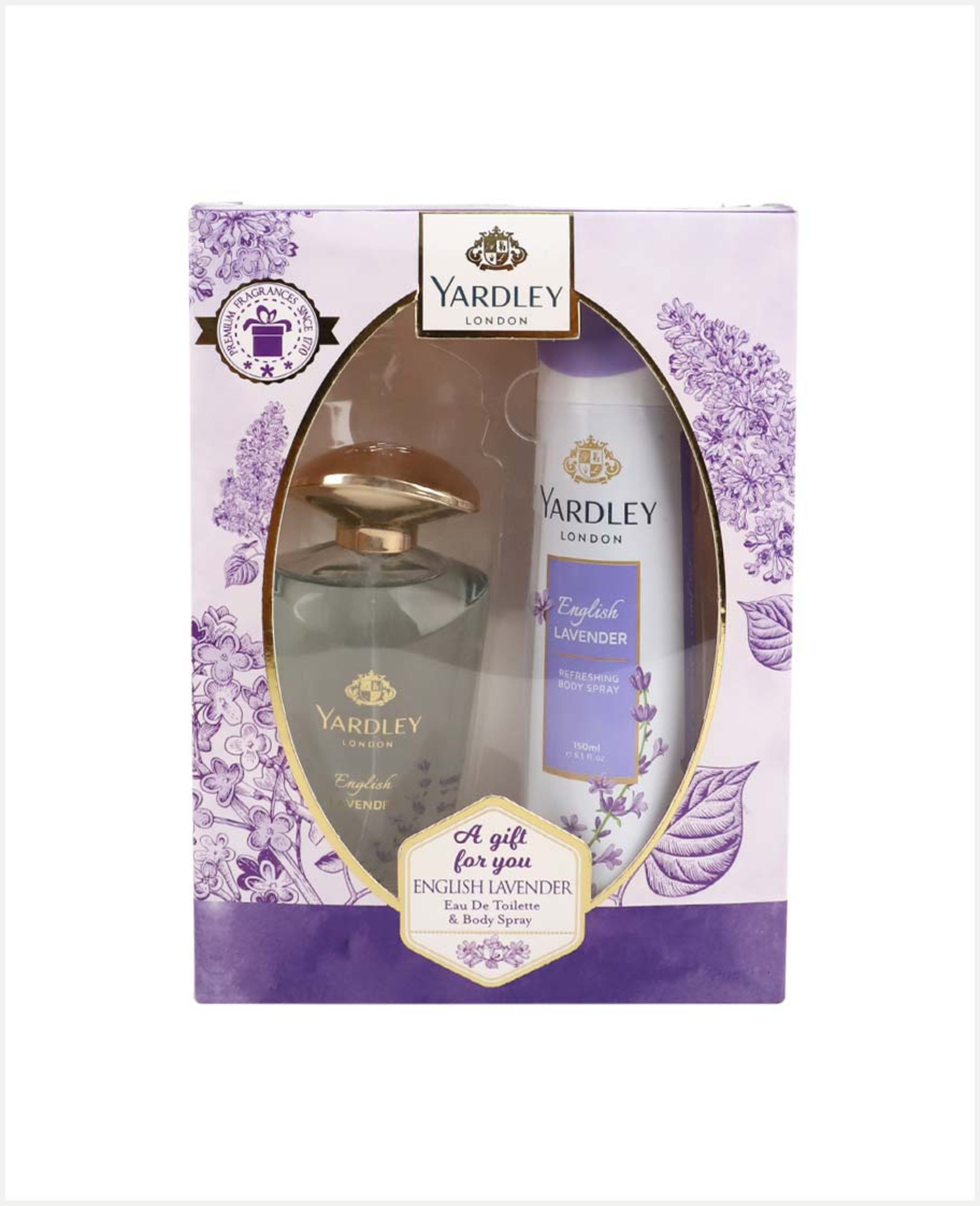 Yardley Edt 125ml+body Spray Lavender 150ml