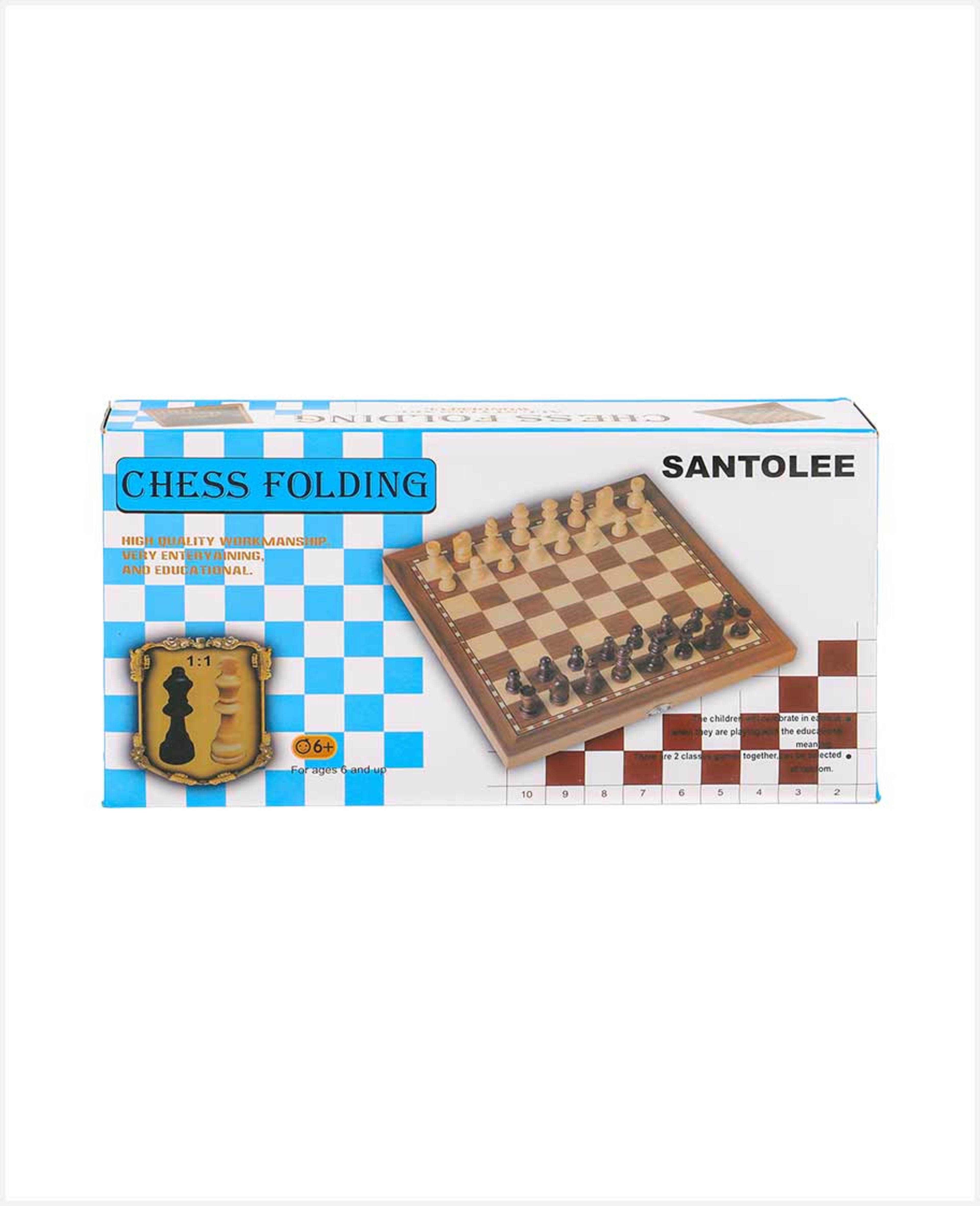 Santolee Wooden Chess Folding Set 28613