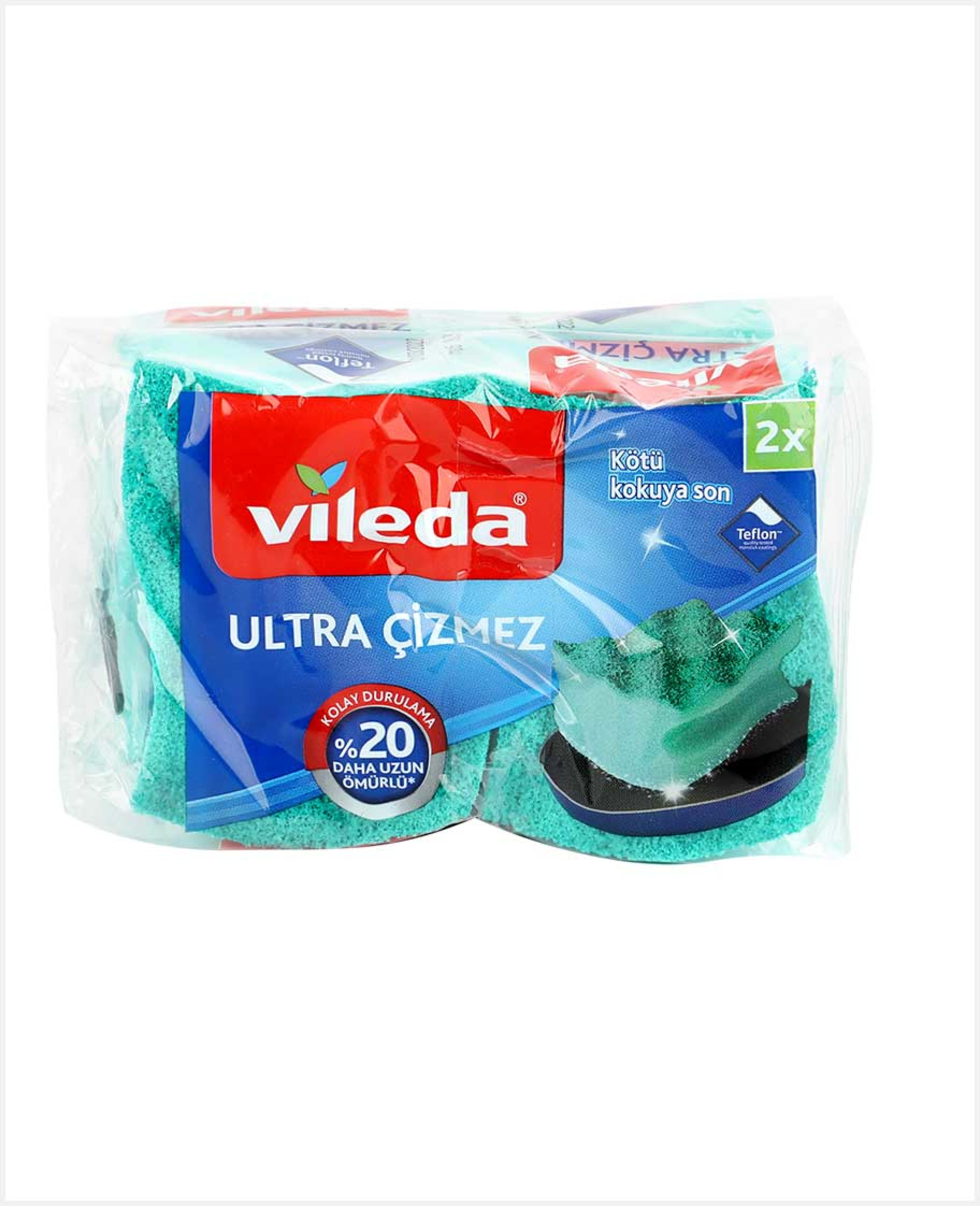 Vileda Cizmez Corrugated Sponge 2pcs