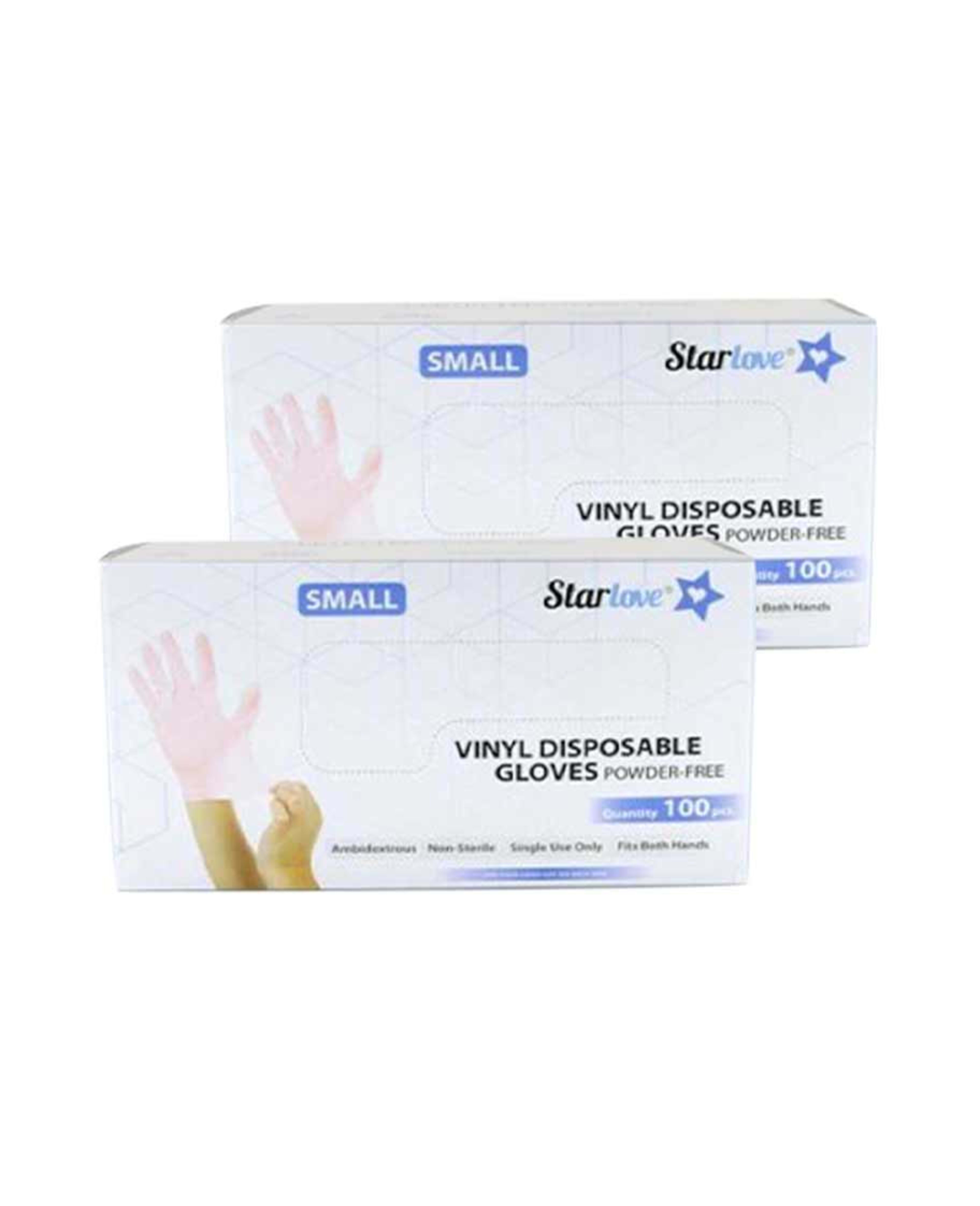 Star Love Vinyl Gloves Assorted 2x100pcs Sp.offer