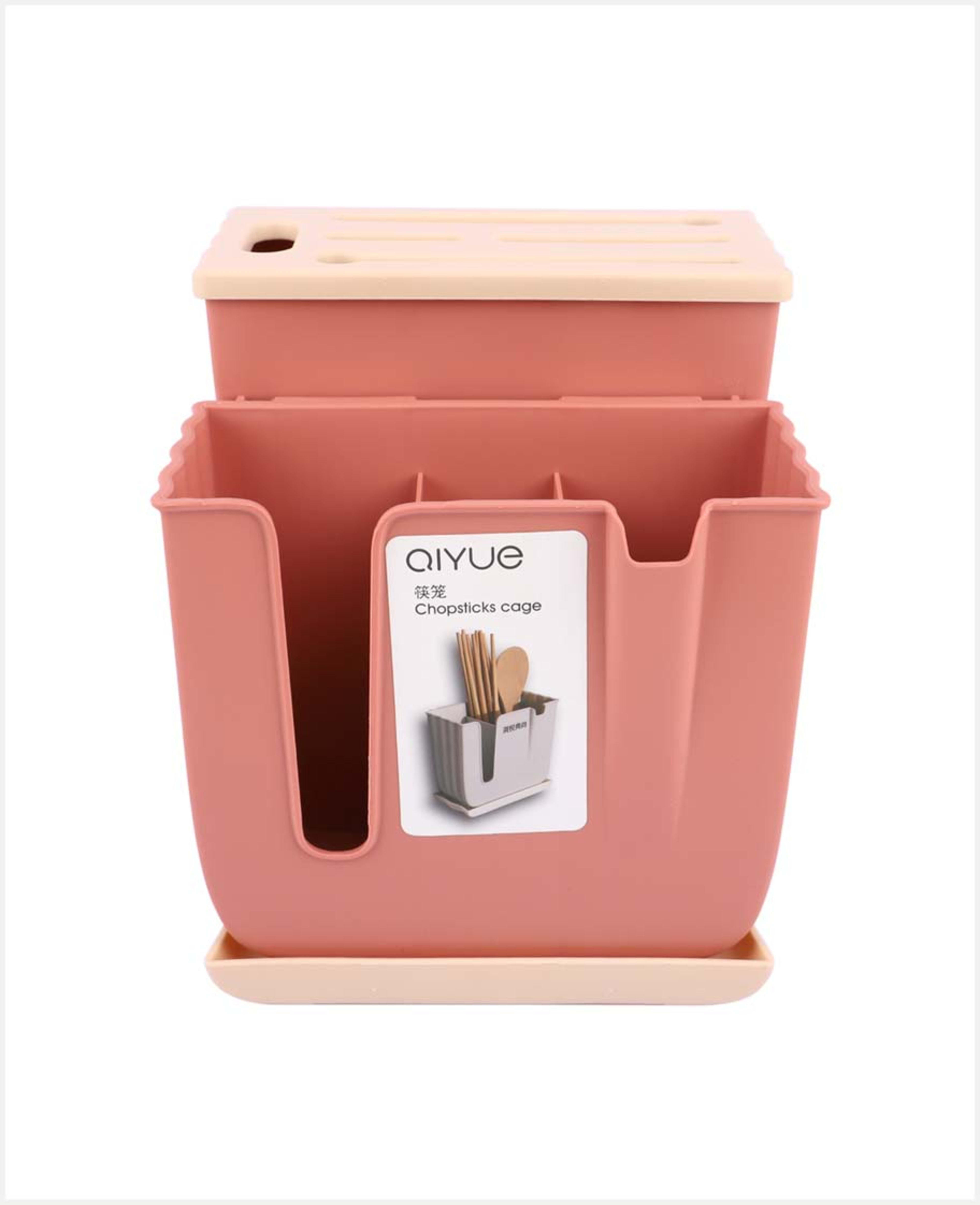 Qiyue Cutlery Storage with Chopsticks Cage As0080