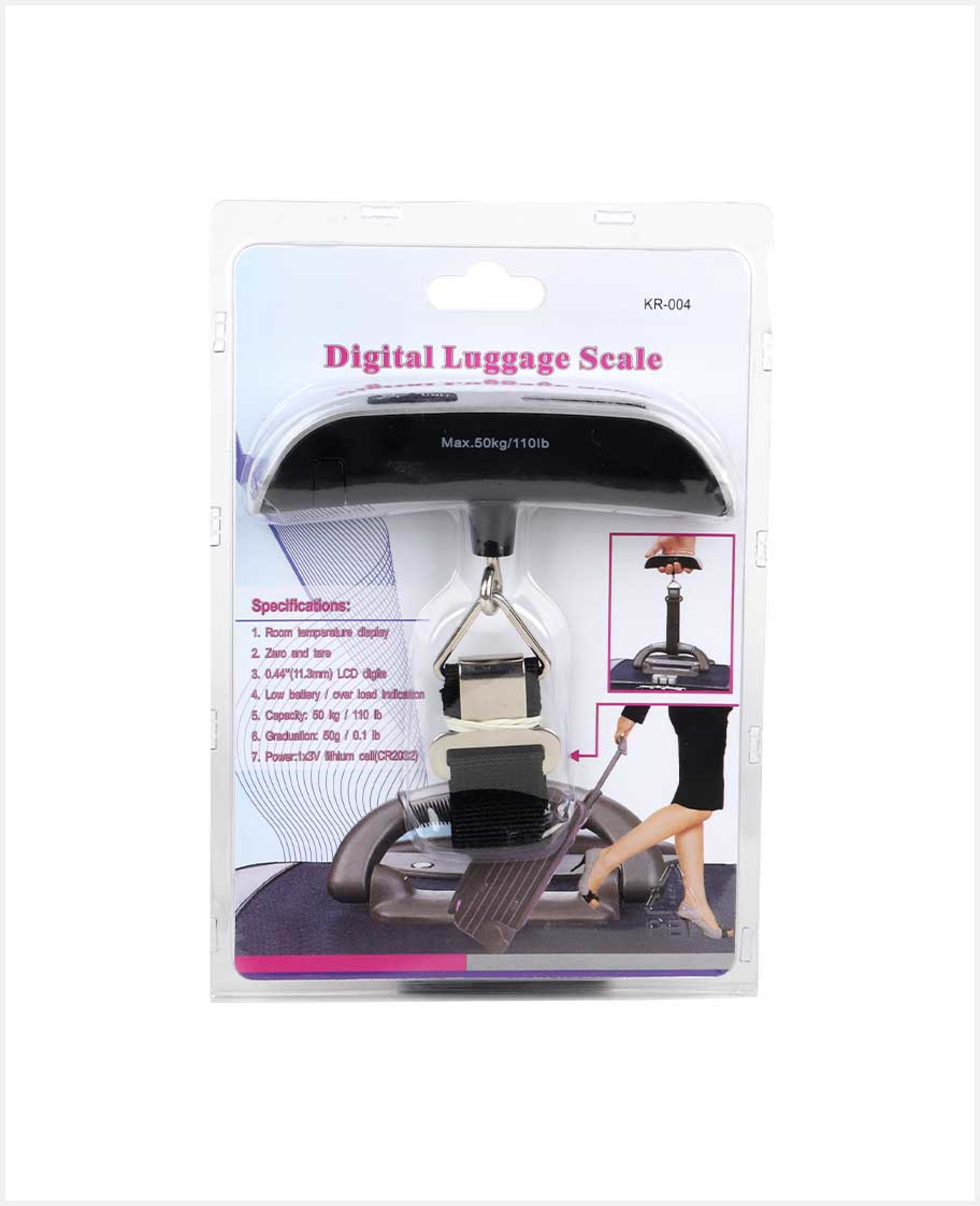 Digital Luggage Scale Kr-004