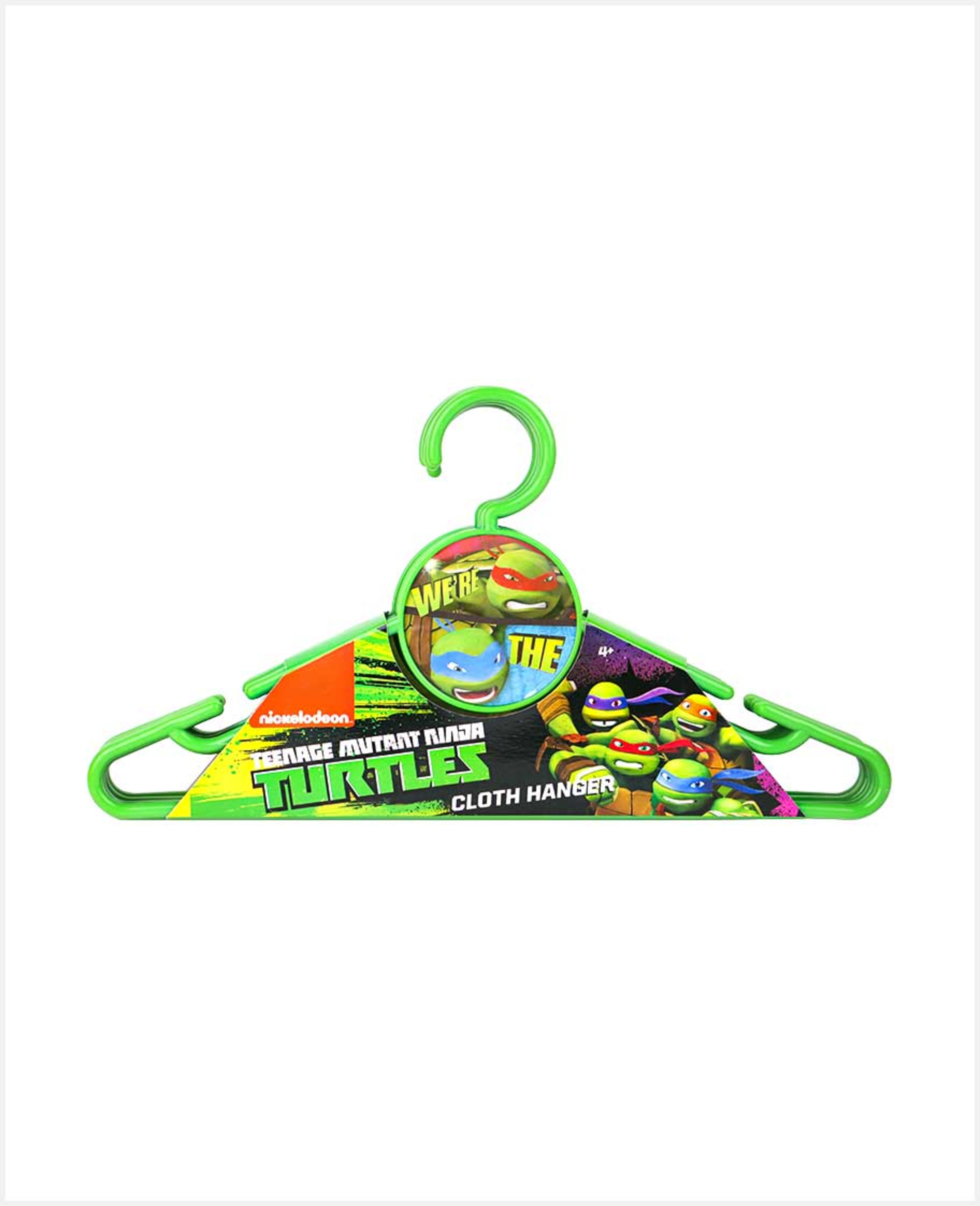 Nickelodeon W2h1 Cloth Hanger Green 6pcs Set Rj2608