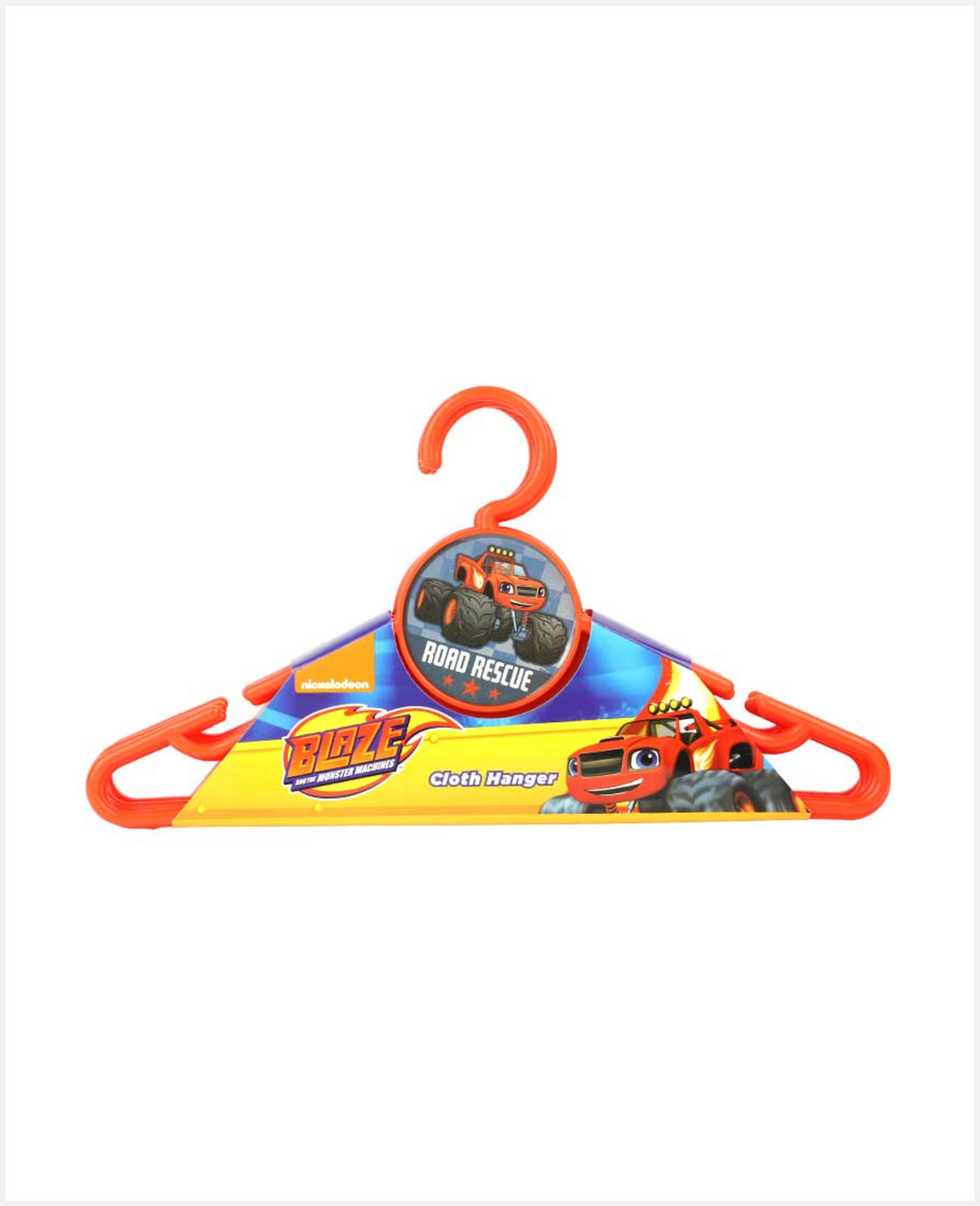 Nickelodeon W2h1 Cloth Hanger Blaze Orange 6pcs Set Rj2607