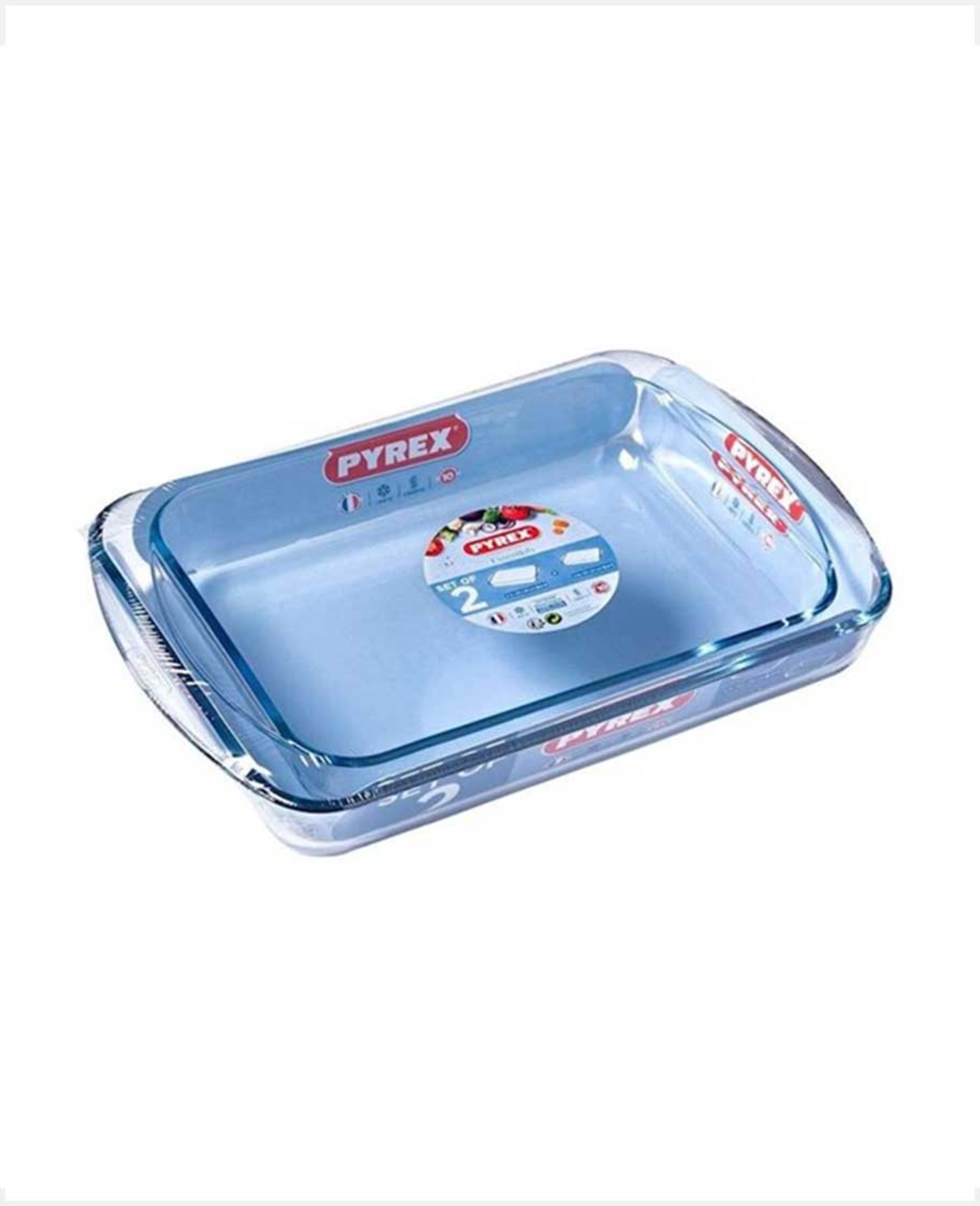 Pyrex Rectangular Set 234b+239b+film 2pcs 912s799