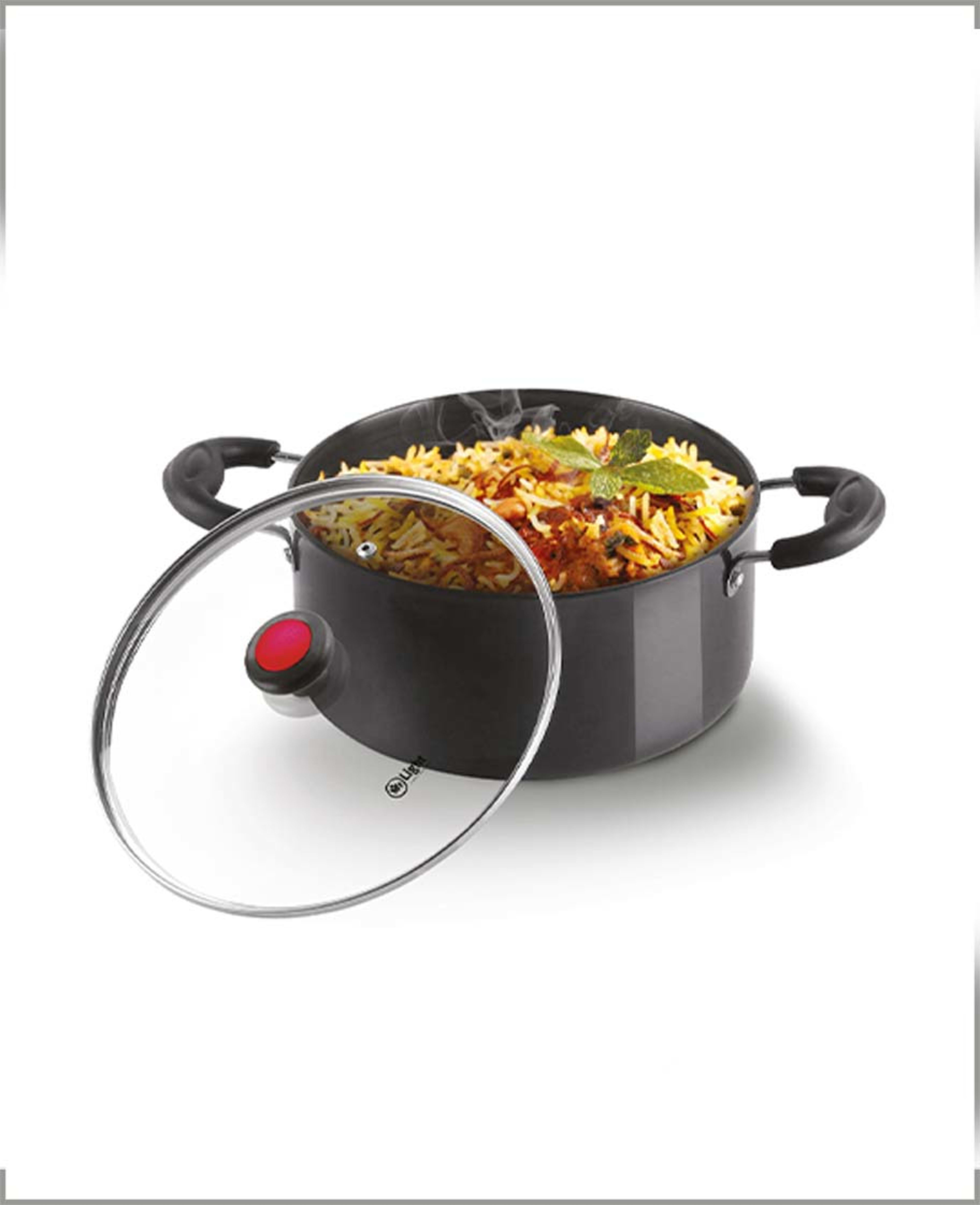 Mr. Light Biriyani Pot 6ltr Glass Lid Ib