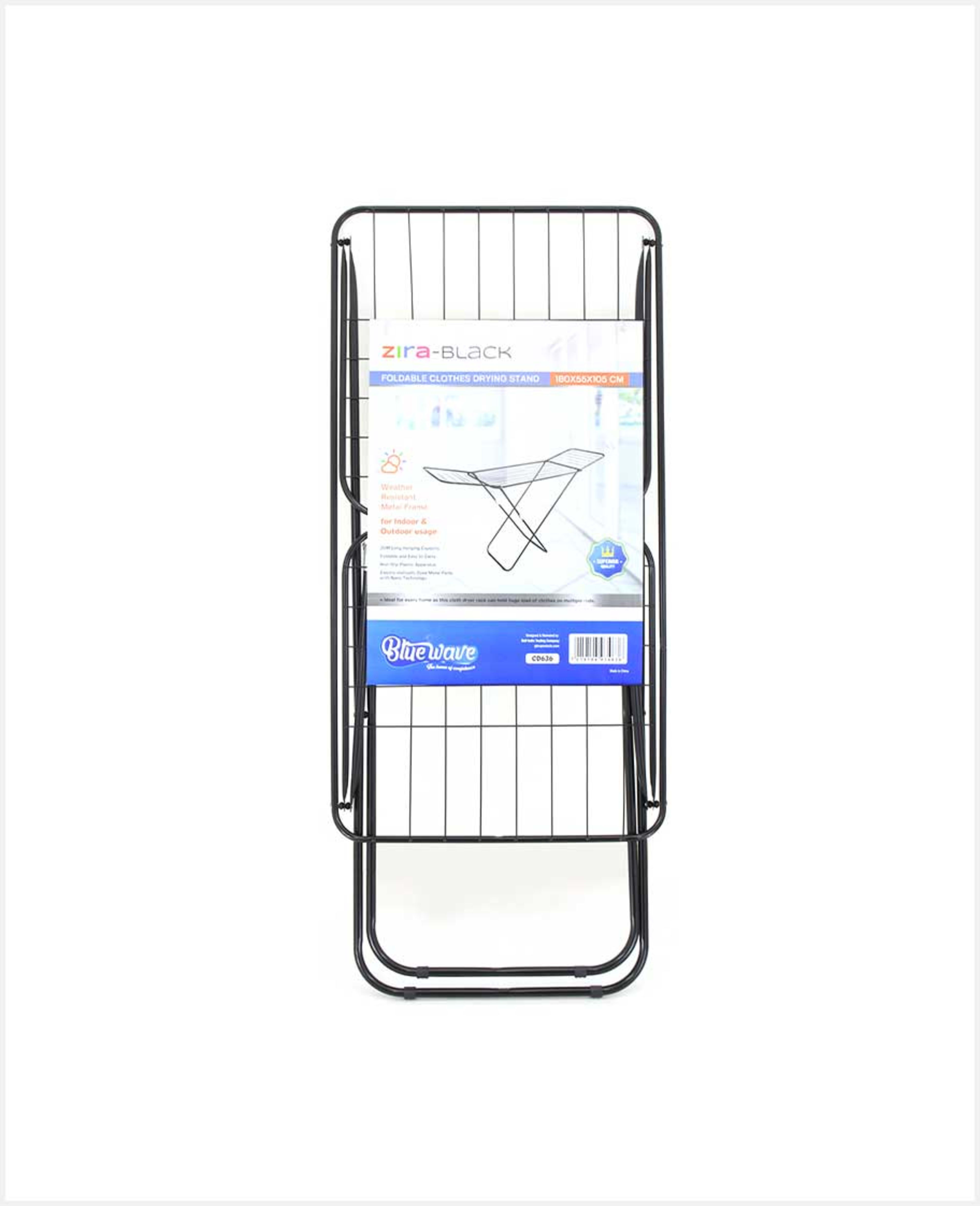 Blue Wave Foldable Cloth Dryer Stand Cd636