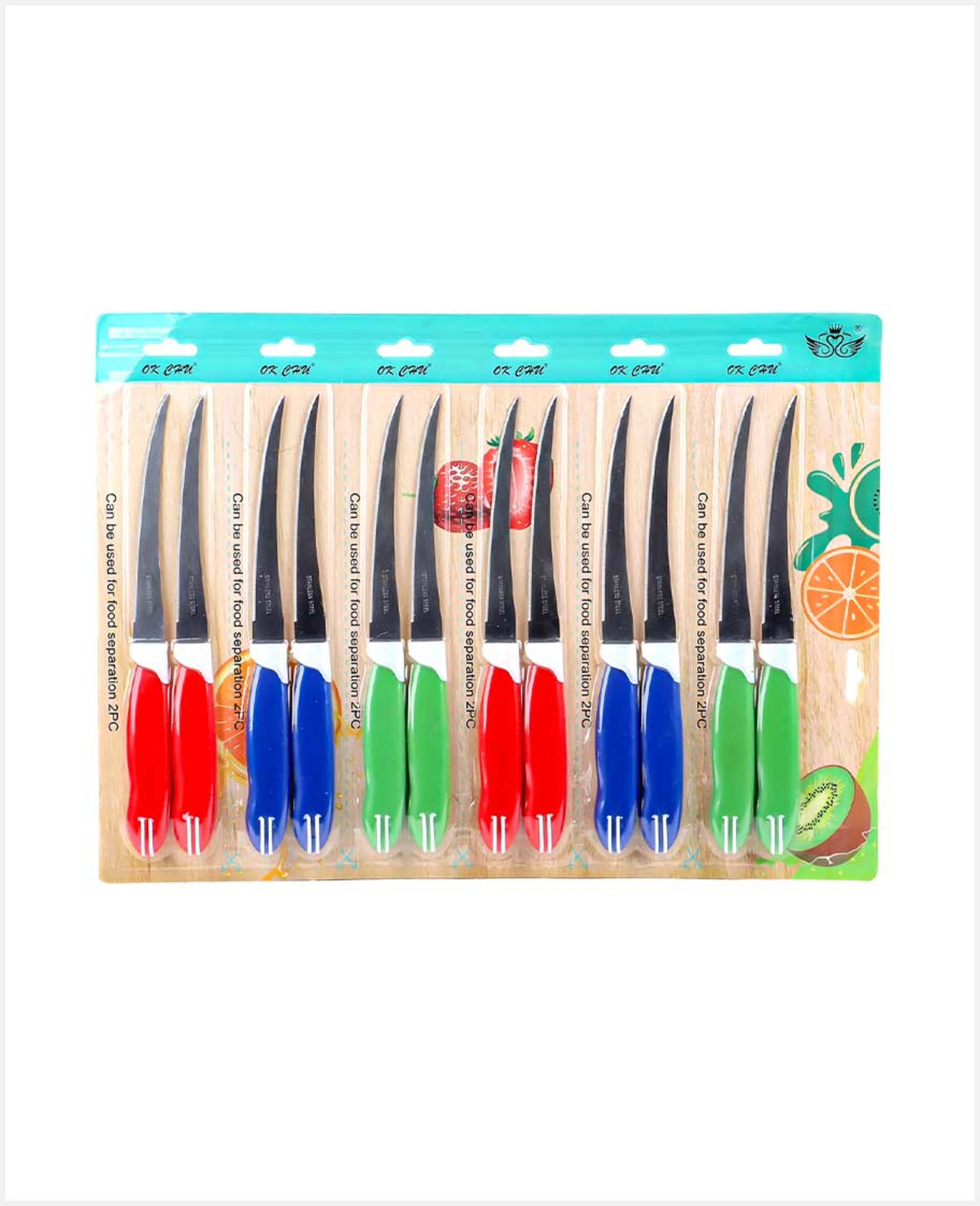 Ok Chu Stainless Steel Knife 12pcs Ts-540