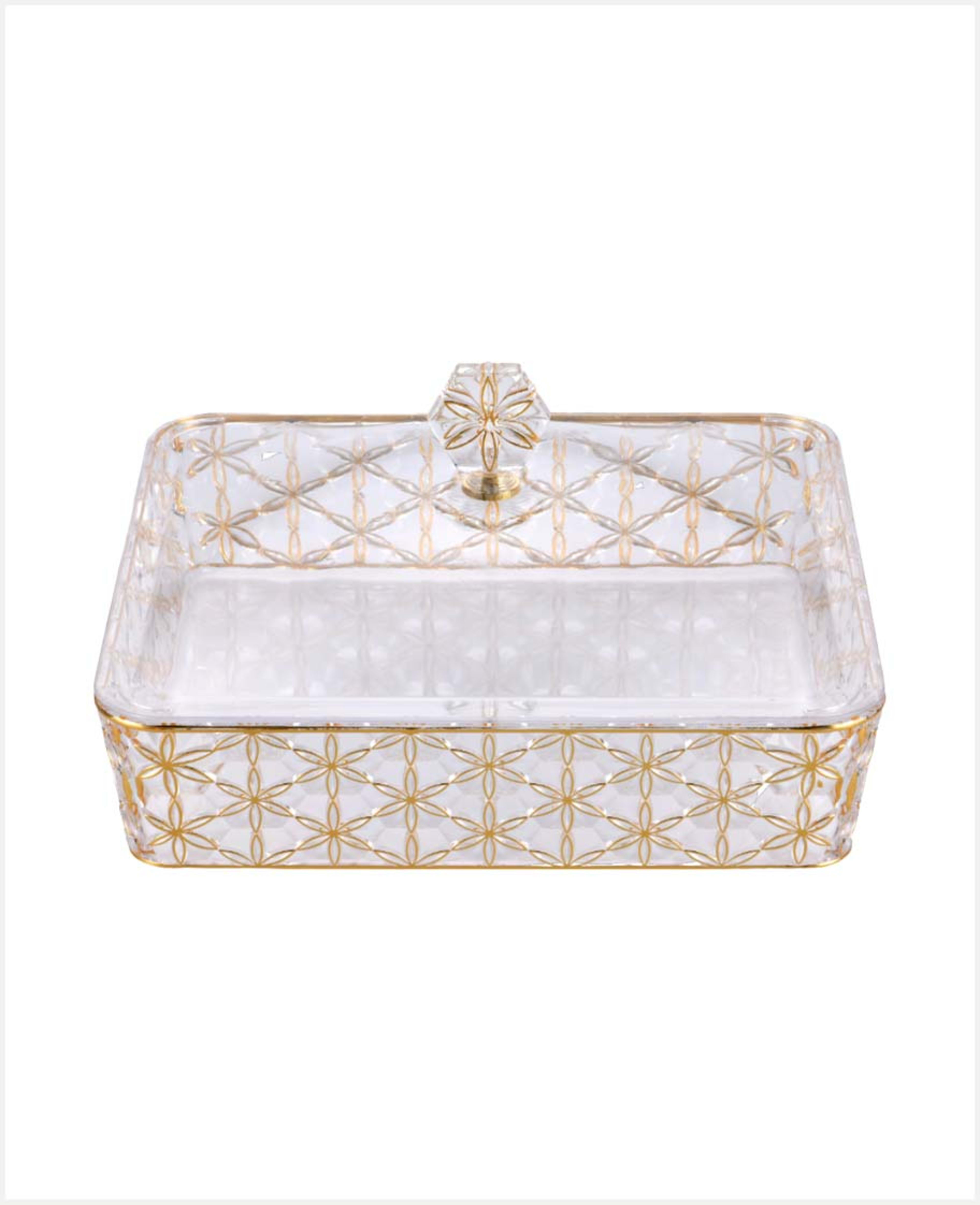 Vague Clear and Acrylic Candy Box 22.2x22.2cm 02-1066