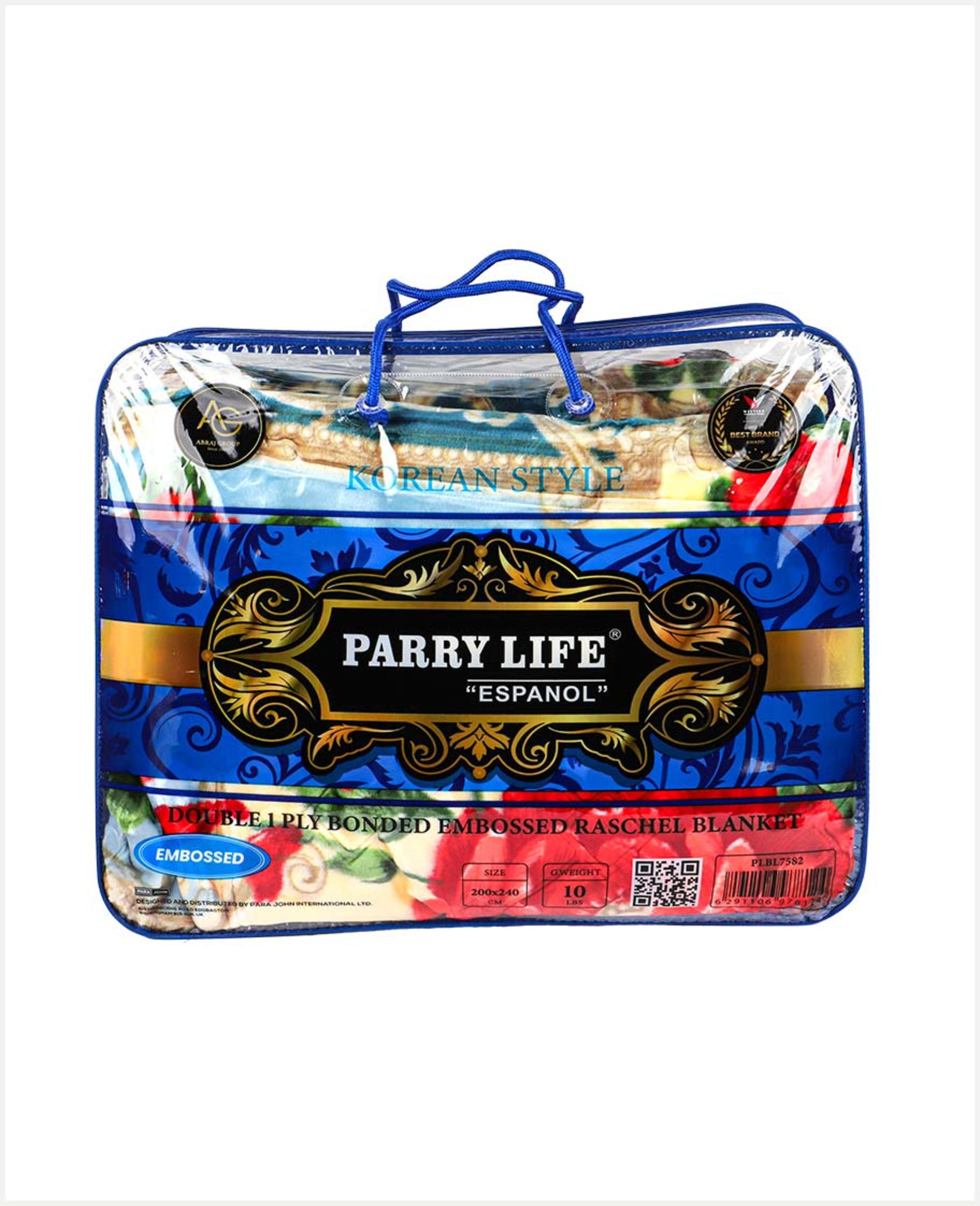 Parry Life Double 1ply Blanket 200x240 Plbl 7582