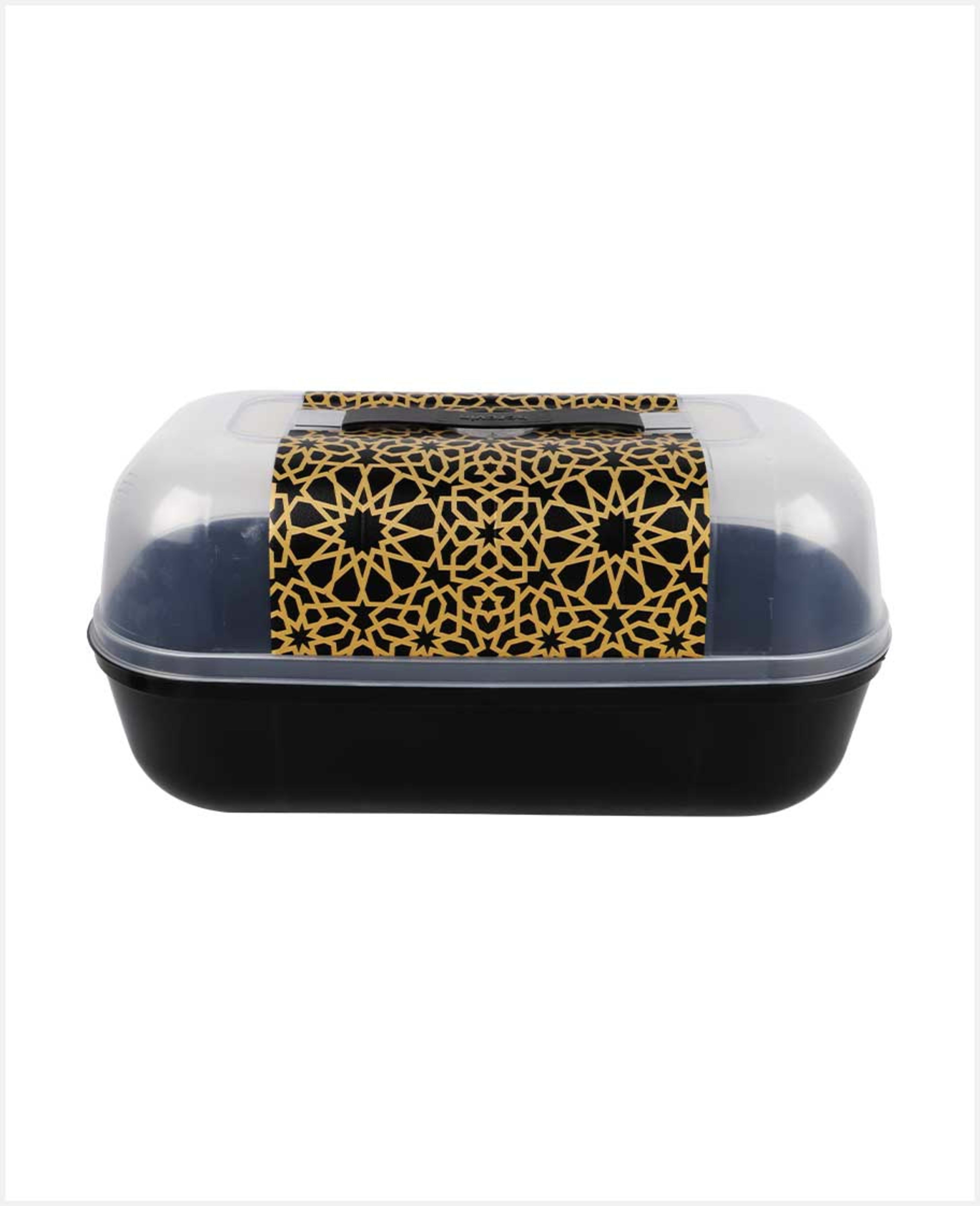 Harmony Decorated Bread Box Gold Star 161059-004