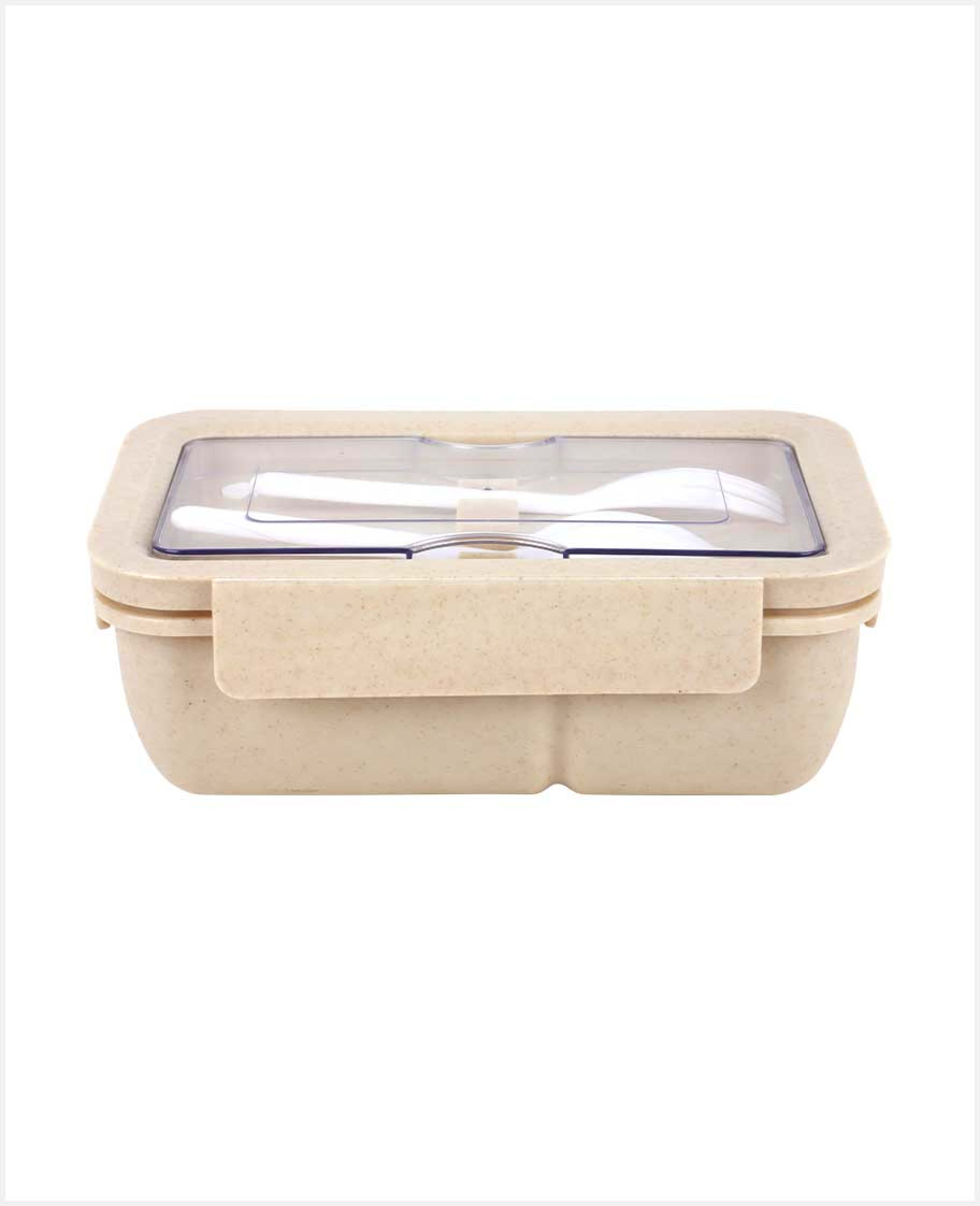 Micron Ware Wheat Straw Eco Rect Lunch Box 1000ml 6300