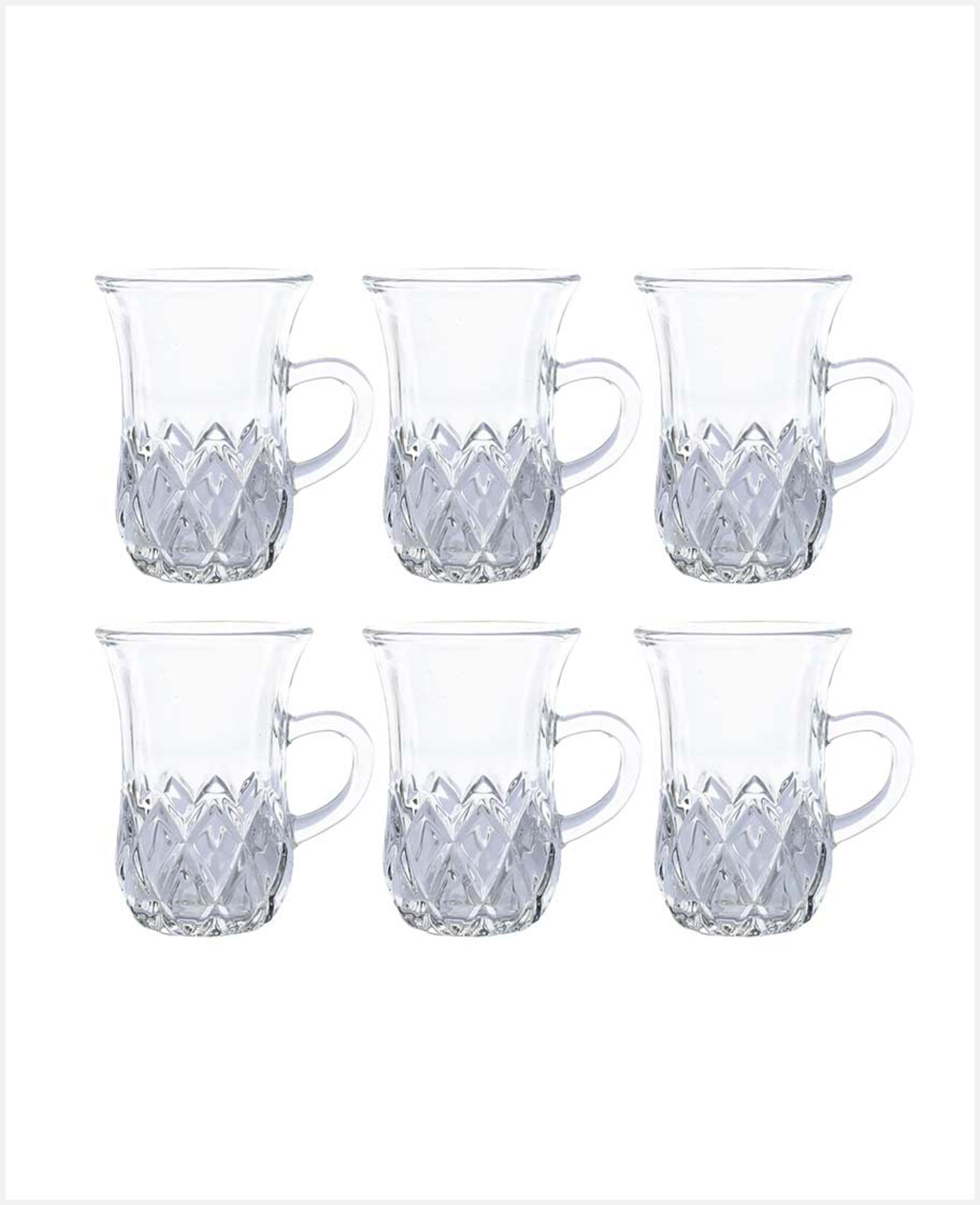 Germax R4d1 Glass Tea Cup 3pcs Set