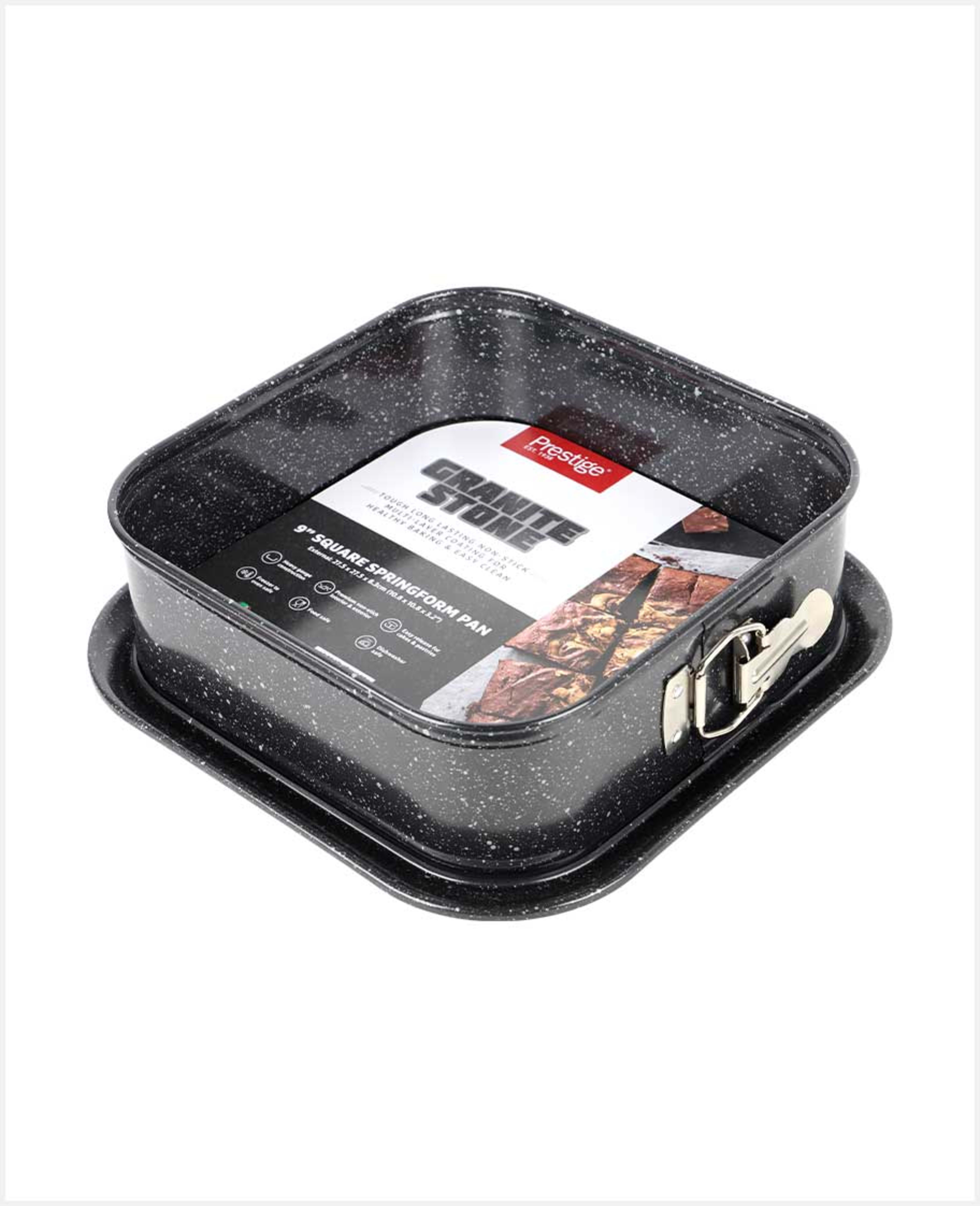 Prestige Granite Stone Square Spring Form Pan 9inch Pr4876