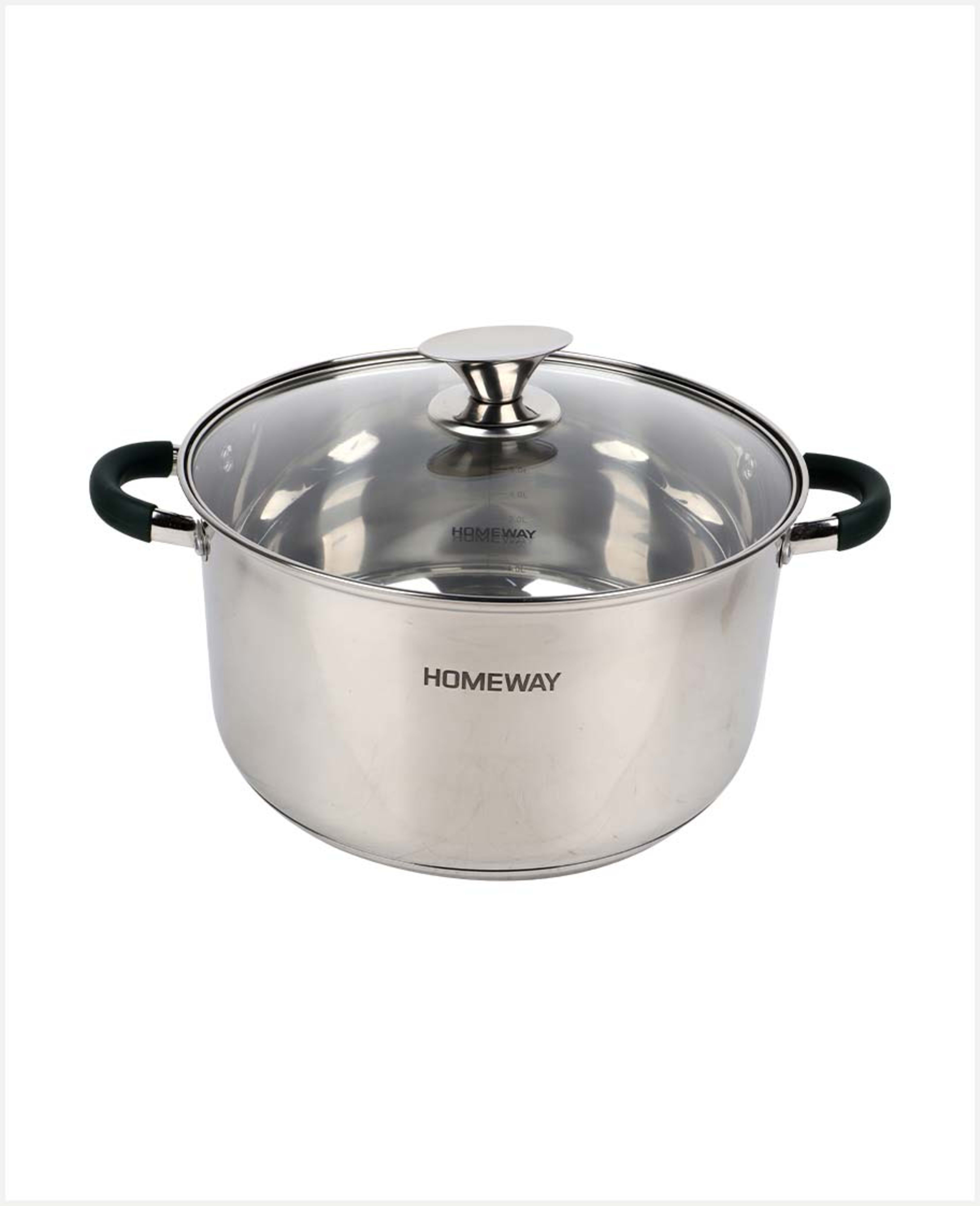 Homeway Ss Casserole with Lid 28cm Hw3872