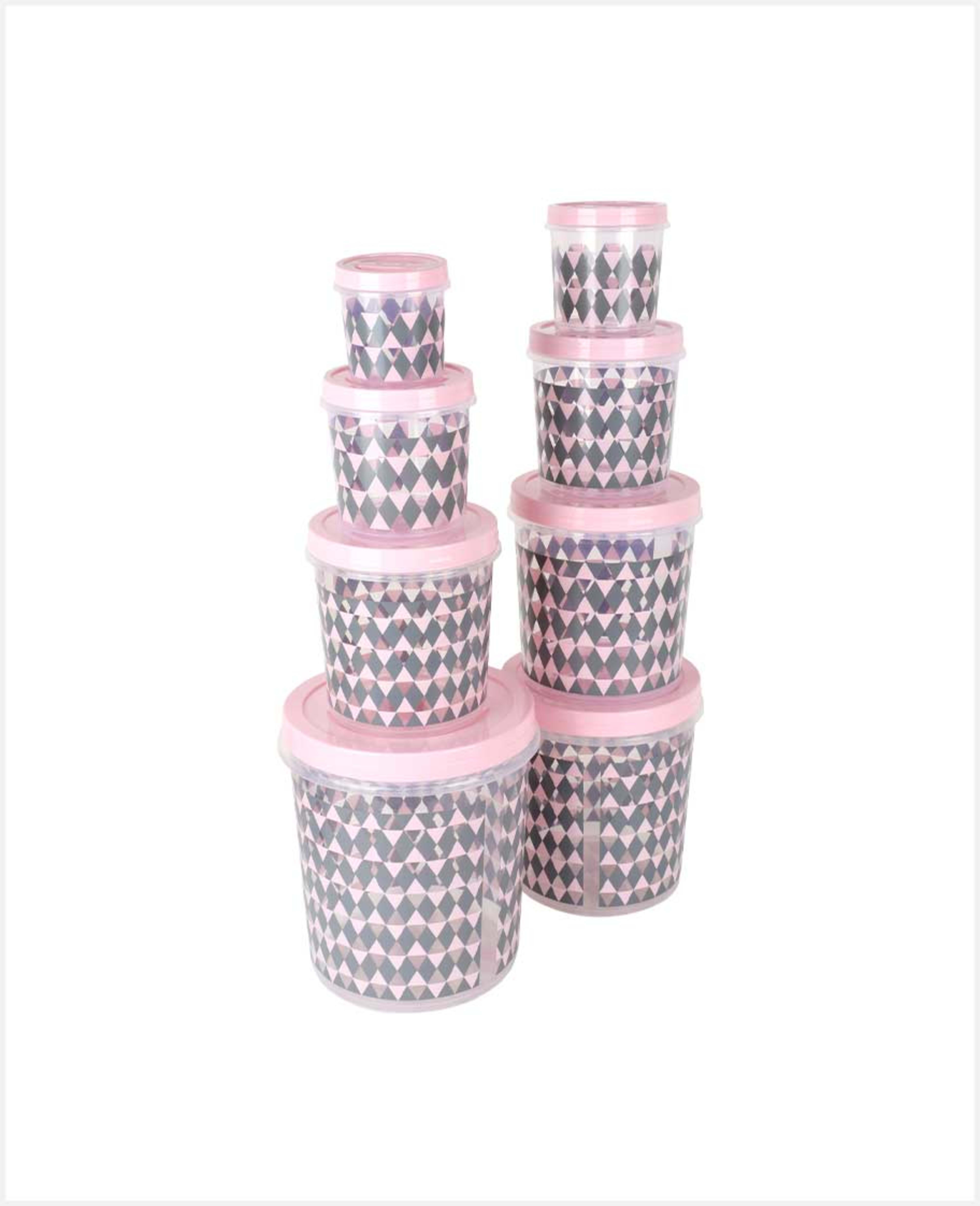 Ratan Crystal Container 8pcs Set 14788p