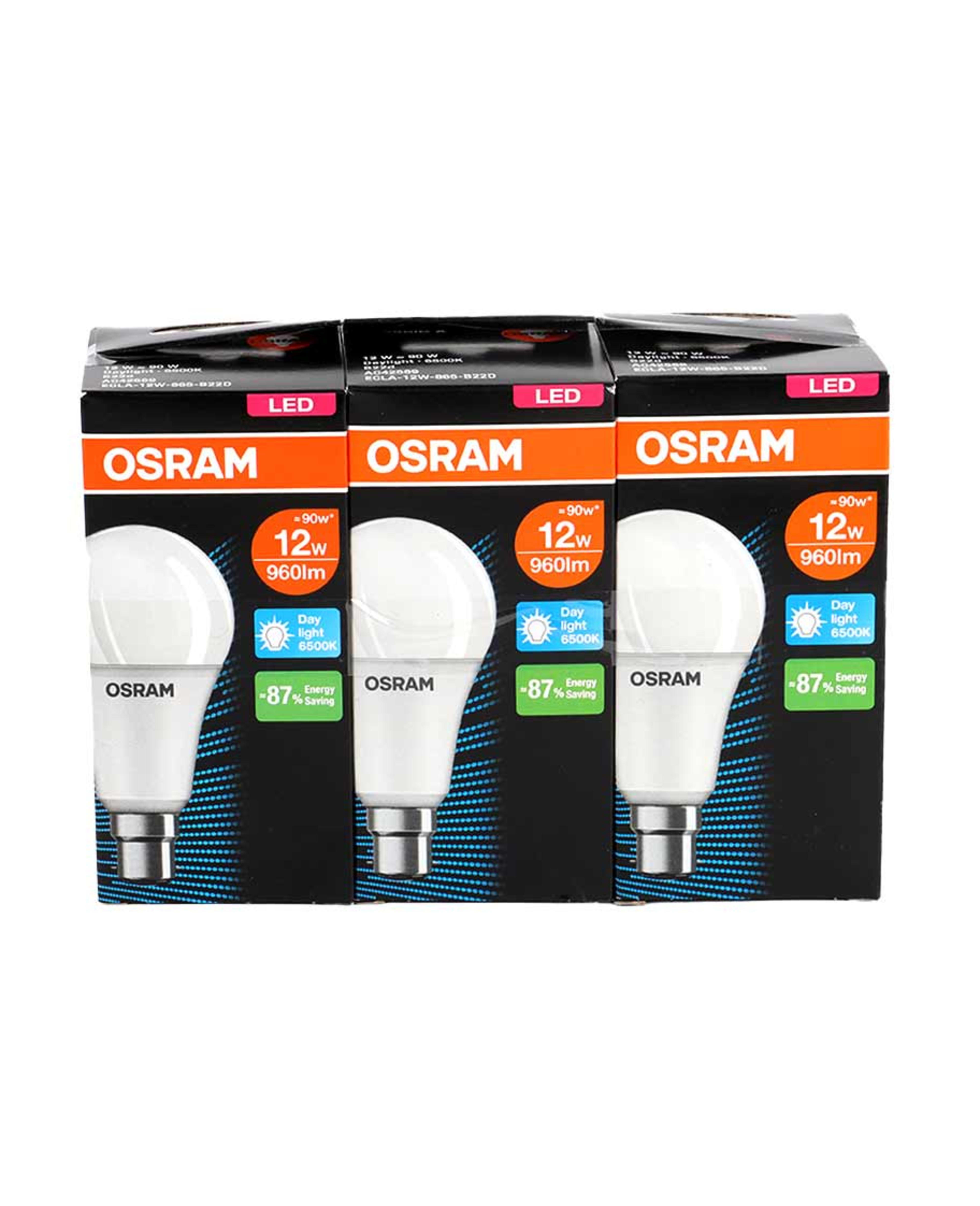 Osram LED Day White Thread 12w 3pcs E27