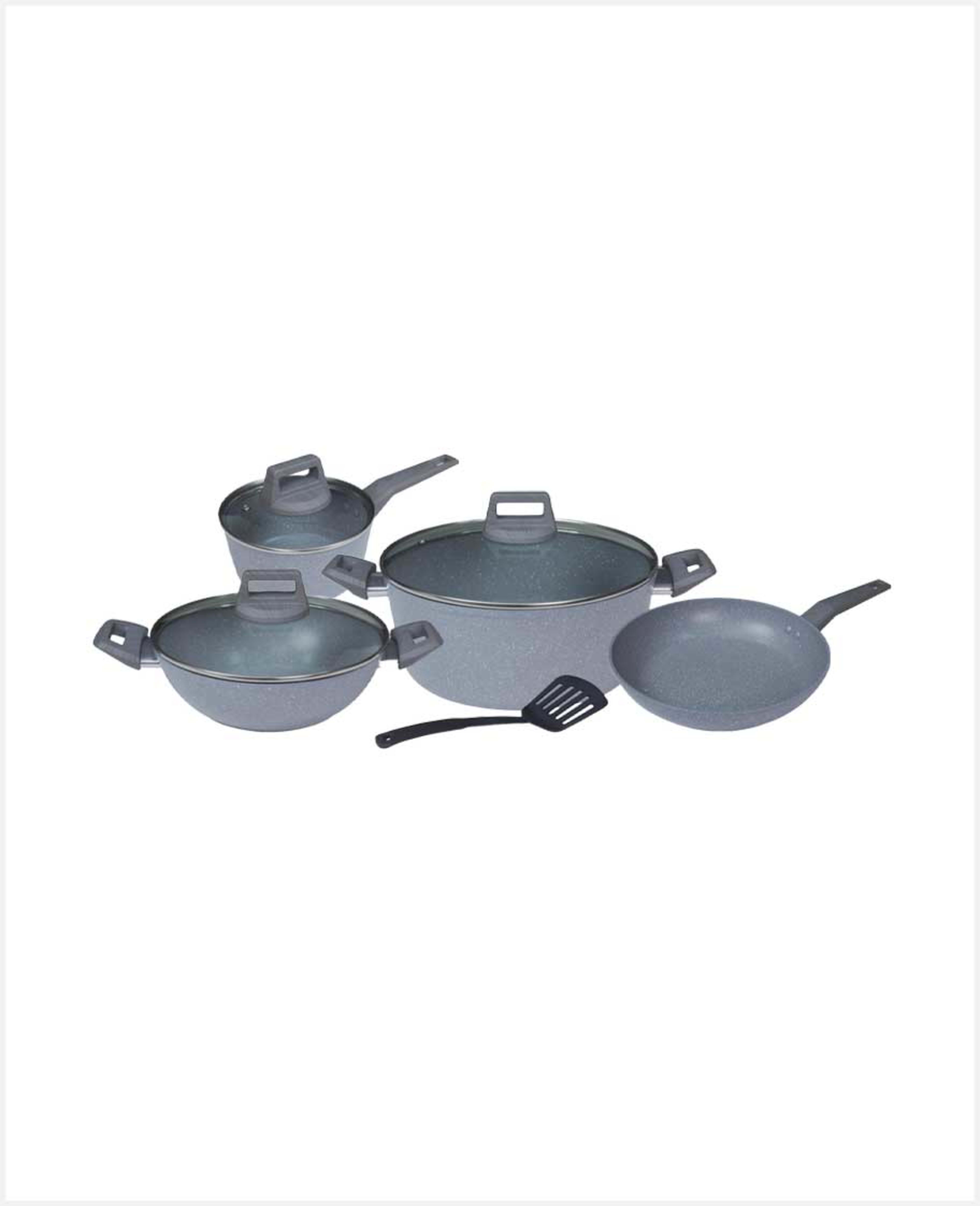 Homeway Marble Cookware Set Forged 8pcs Hw3697