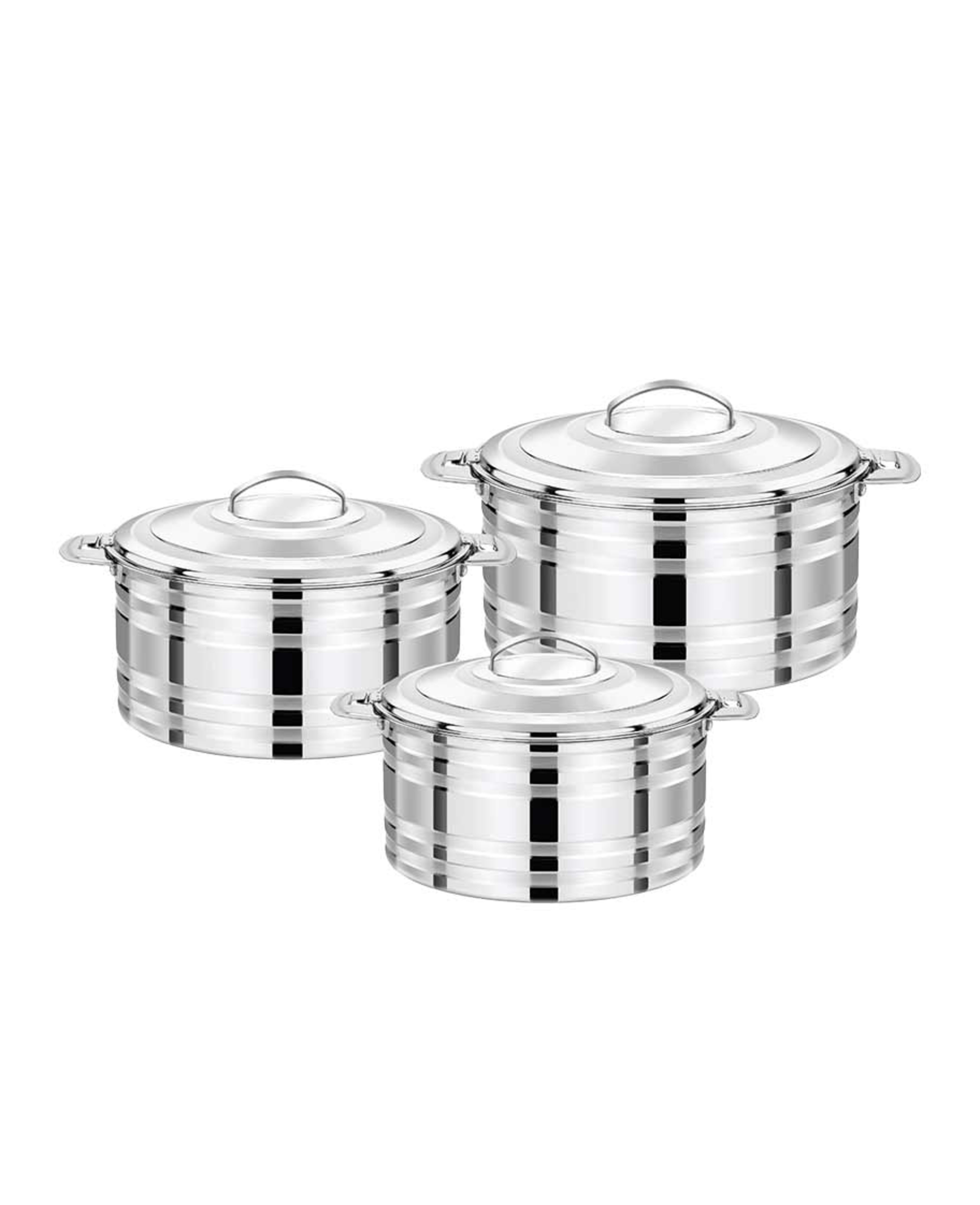 Pradeep Shamma Stainless Steel Hot Pot 3pcs Set Tpr011