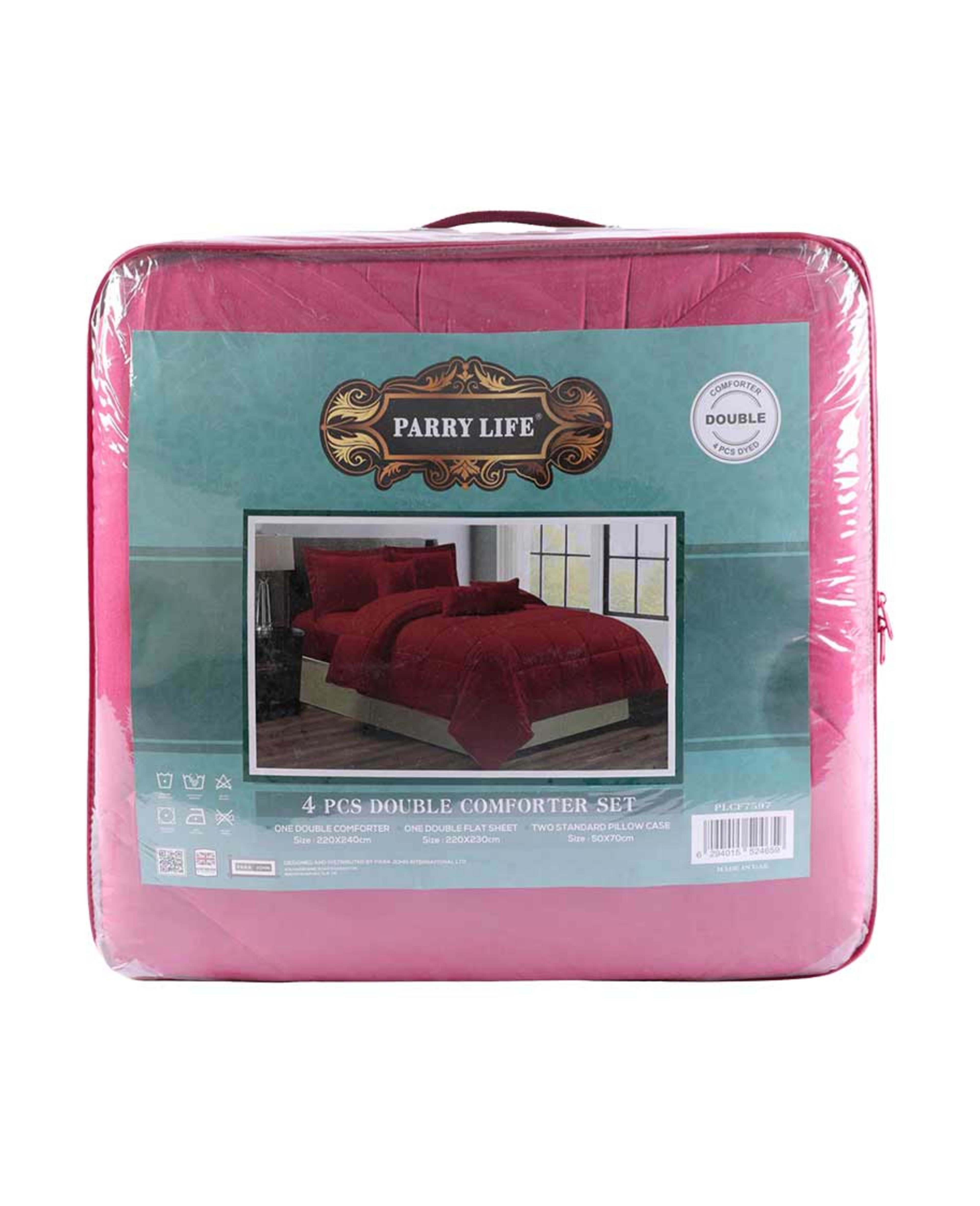 Parry Life Double Comforter 4pcs Plain Plcf7597