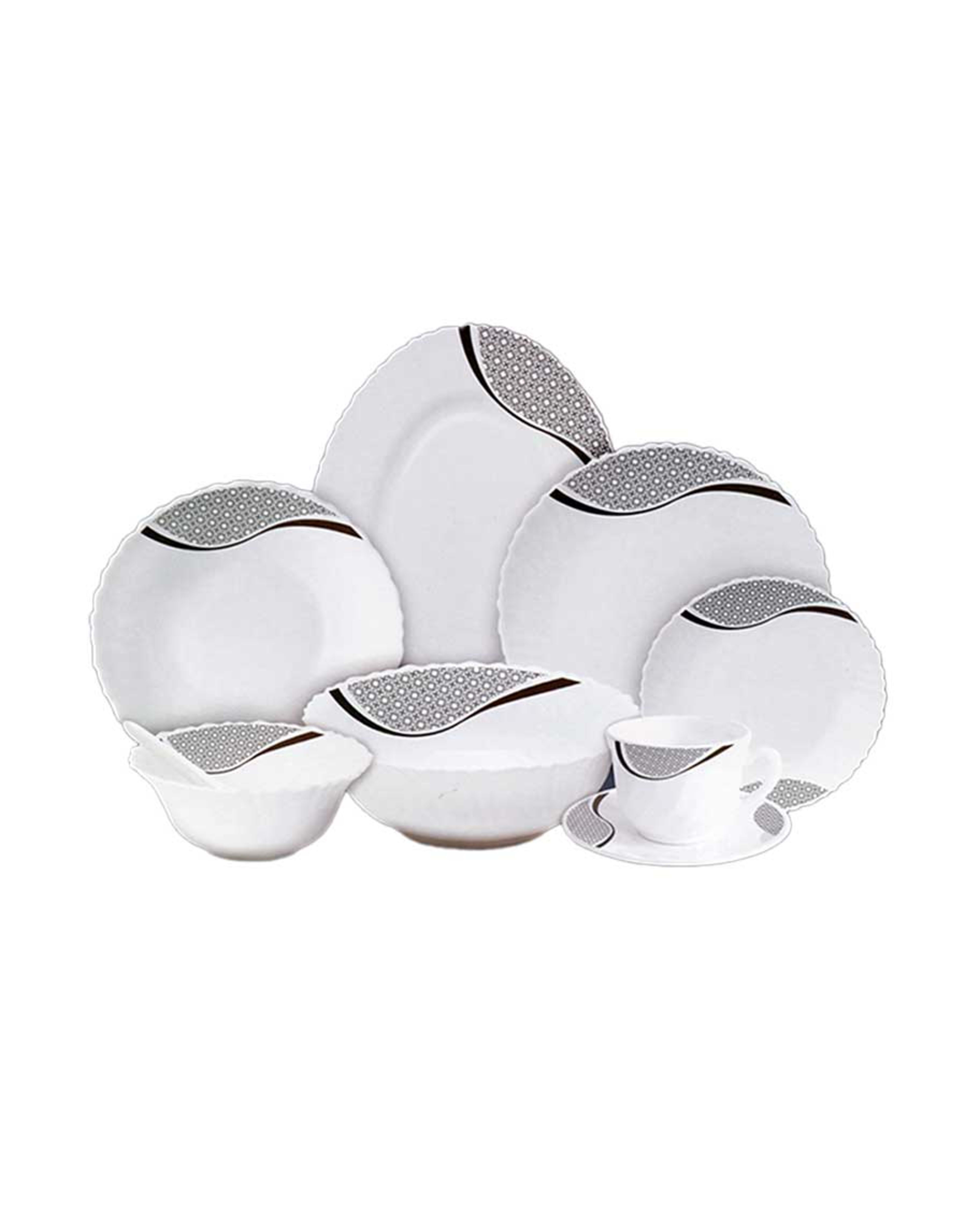 Homeway Primax Opalware Dinner Set 44pcs Hw3877