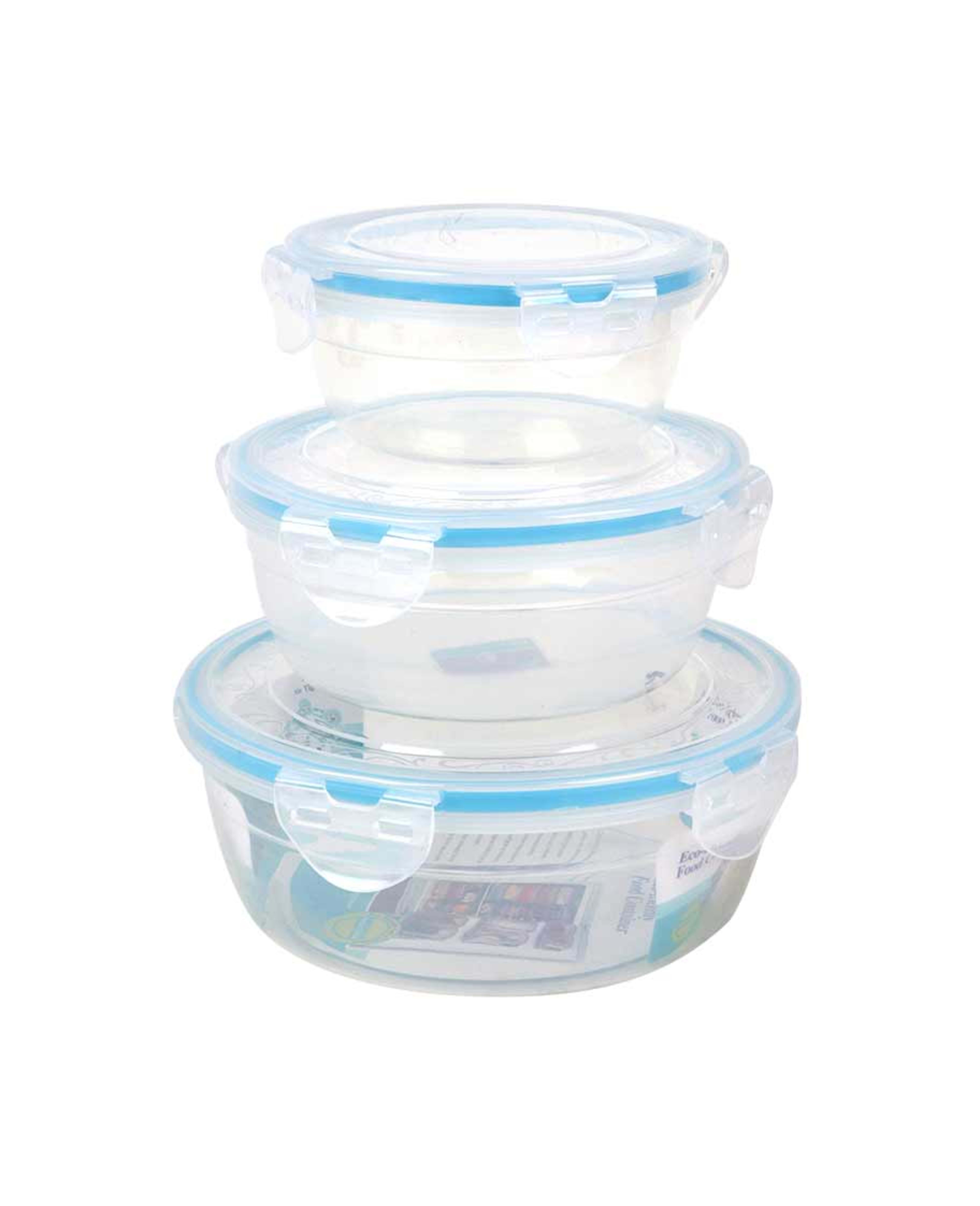 Round Container Assorted Set 3pcs 226-9500