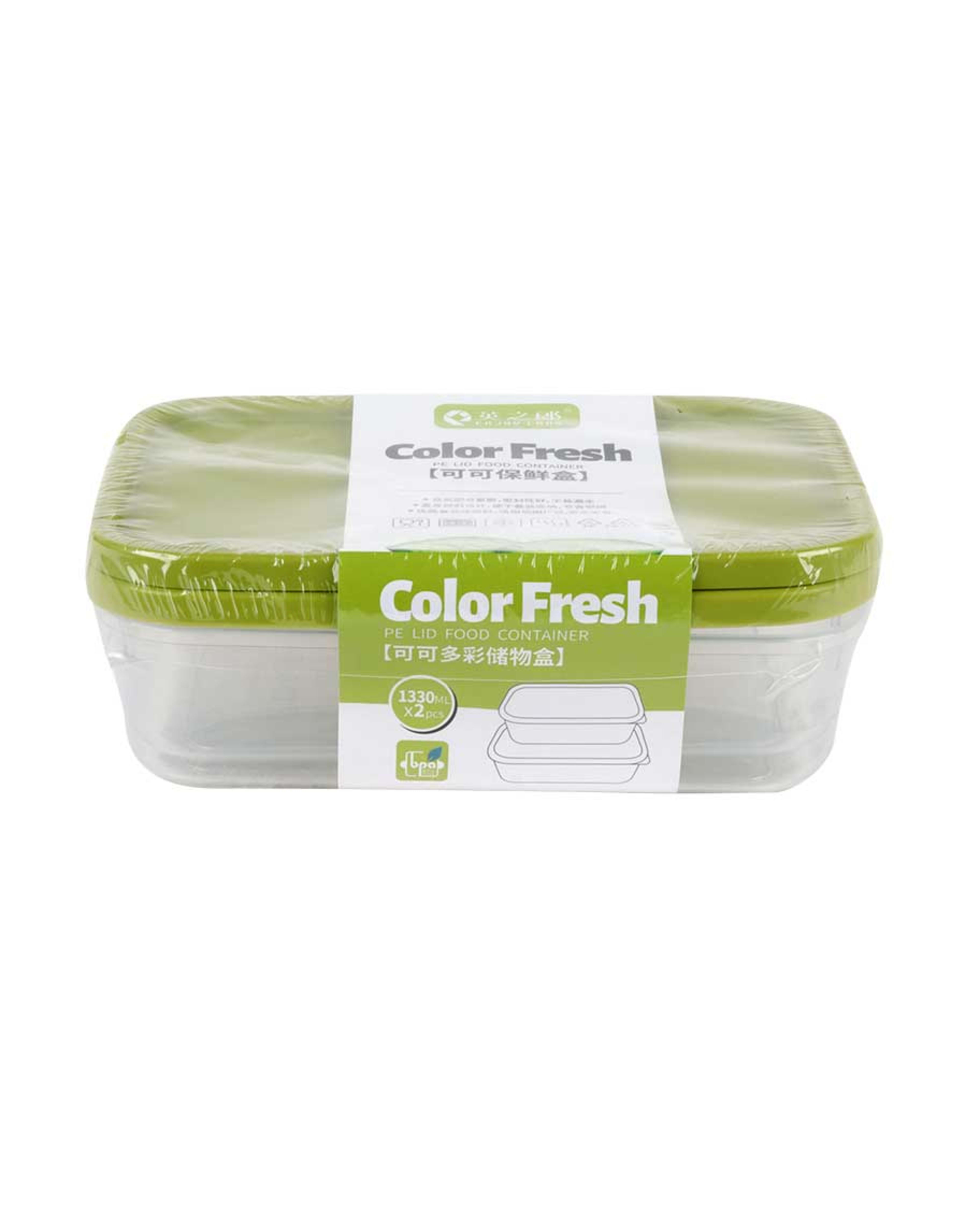Enjoy Land Color Fresh Food Container Set 2pcs 702-90434