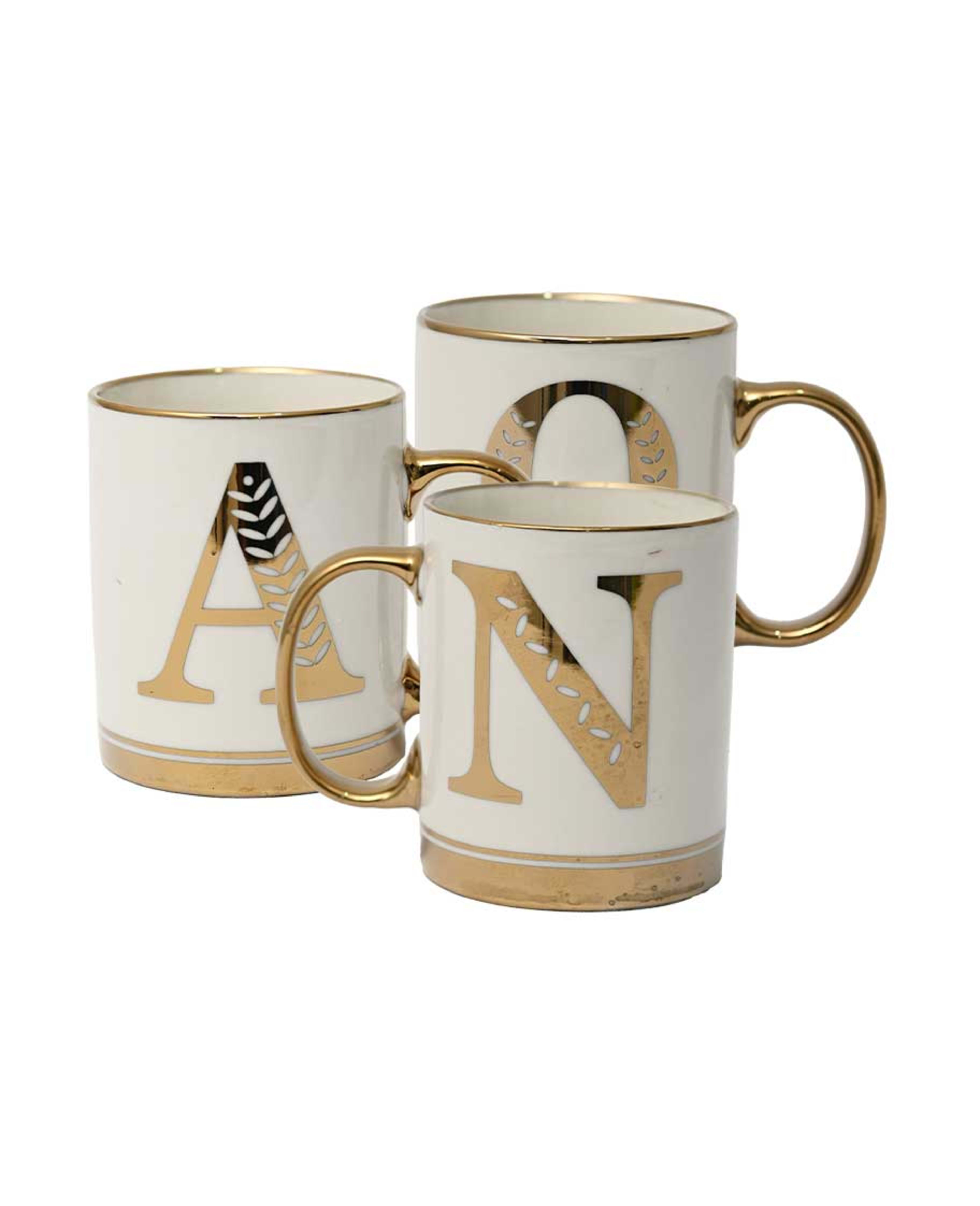 Gitco Ceramic Mug with Letters Cl9374