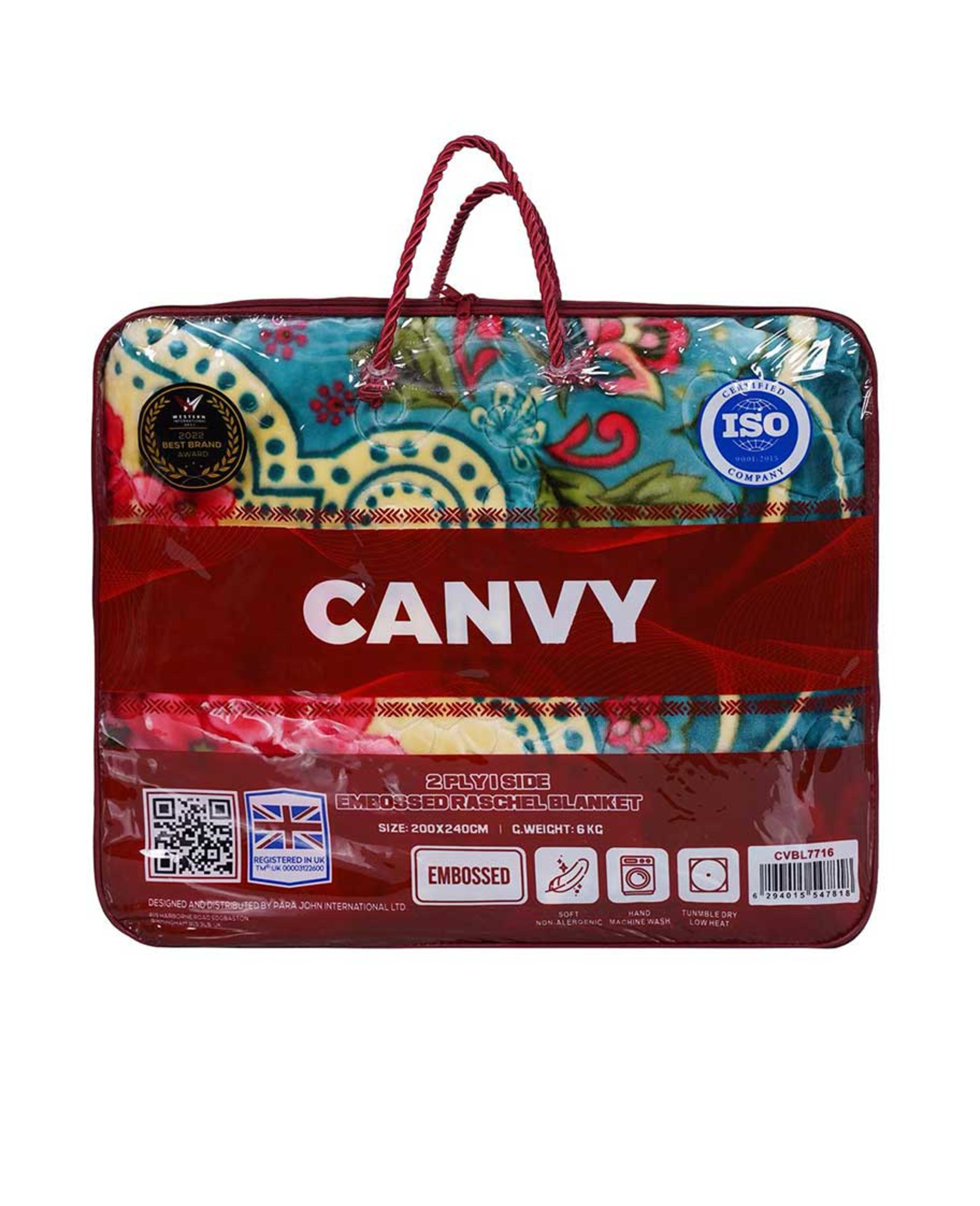 Canvy Double Blanket 200x240 2ply Cvbl7716