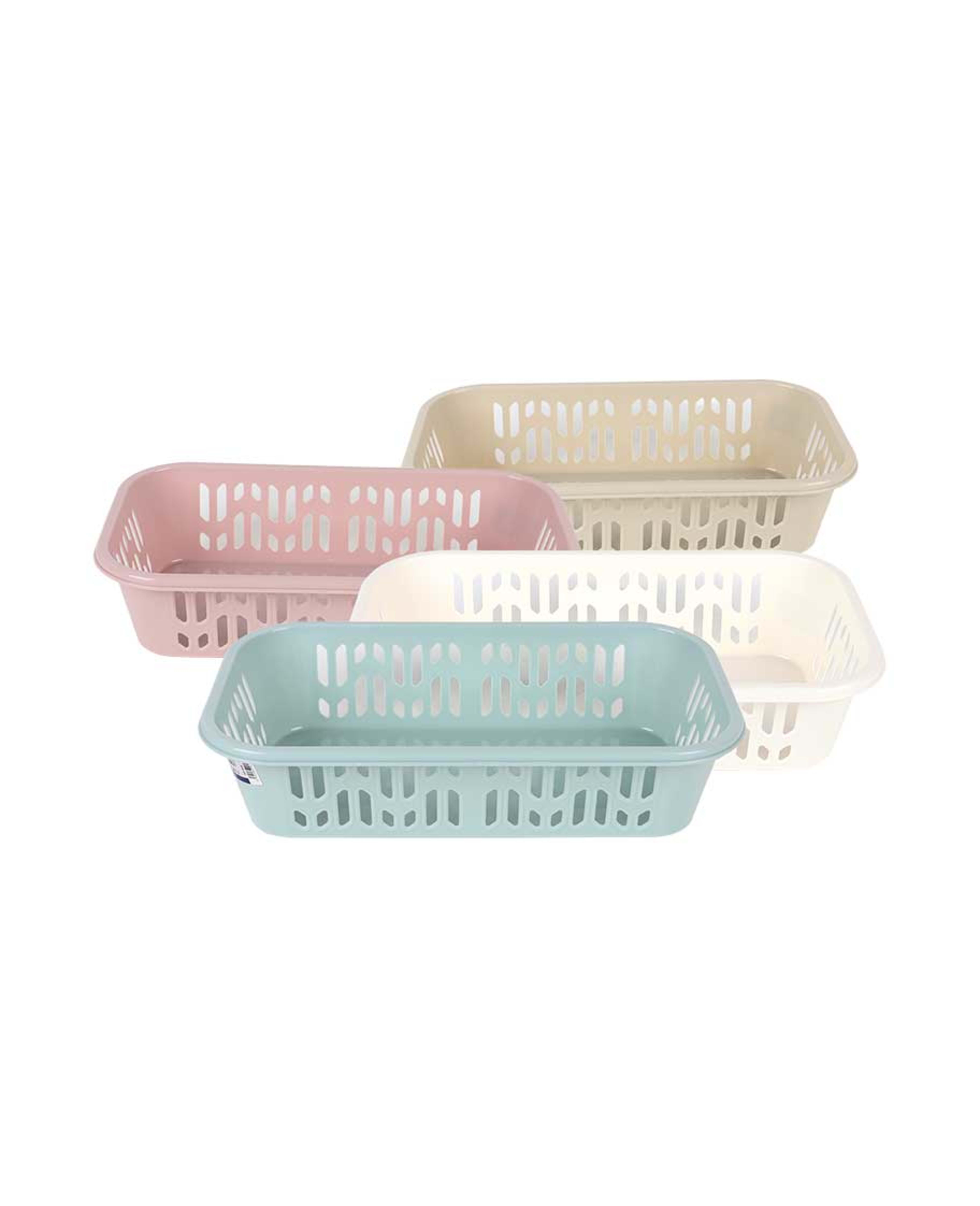 Alfelaij Rectangular Fruit Basket 4pcs Af- 830