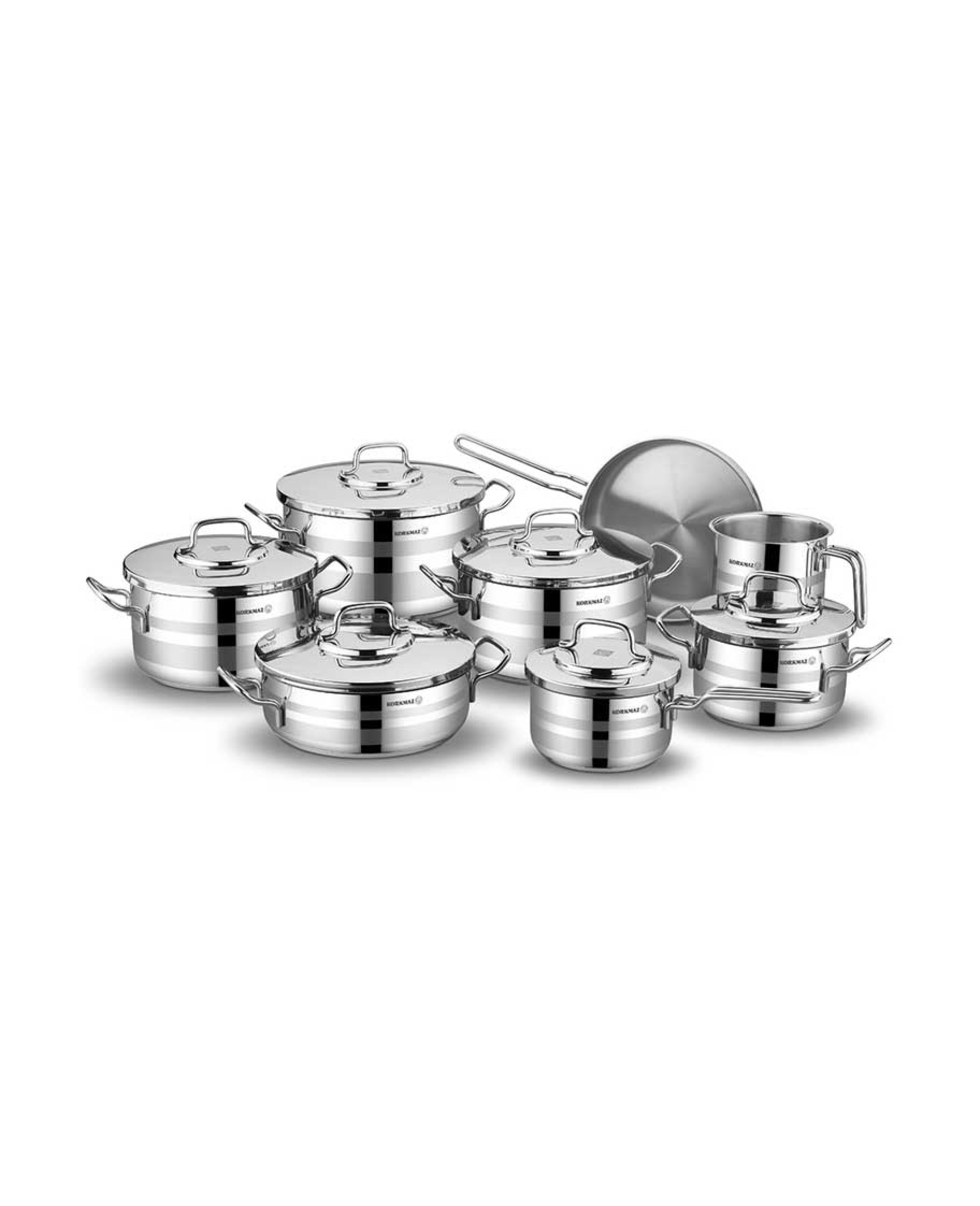 Korkmaz Astra 2 Cookware Set Astron Cookware Set 14pcs Tko130